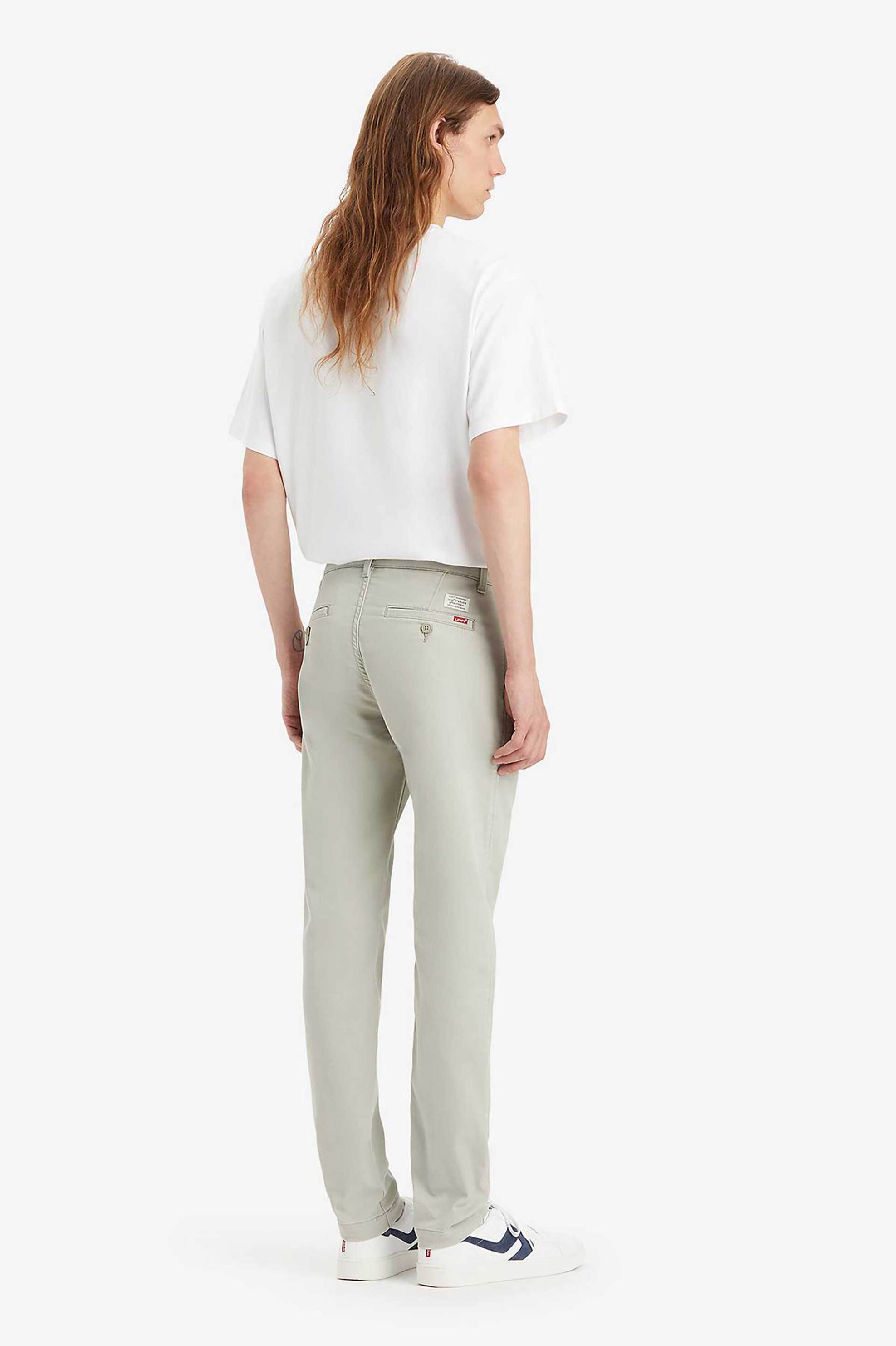Levi&Apos S Ανδρικό Chino Παντελόνι Μονόχρωμο Slim Fit Xx - 171990089 Γκρι