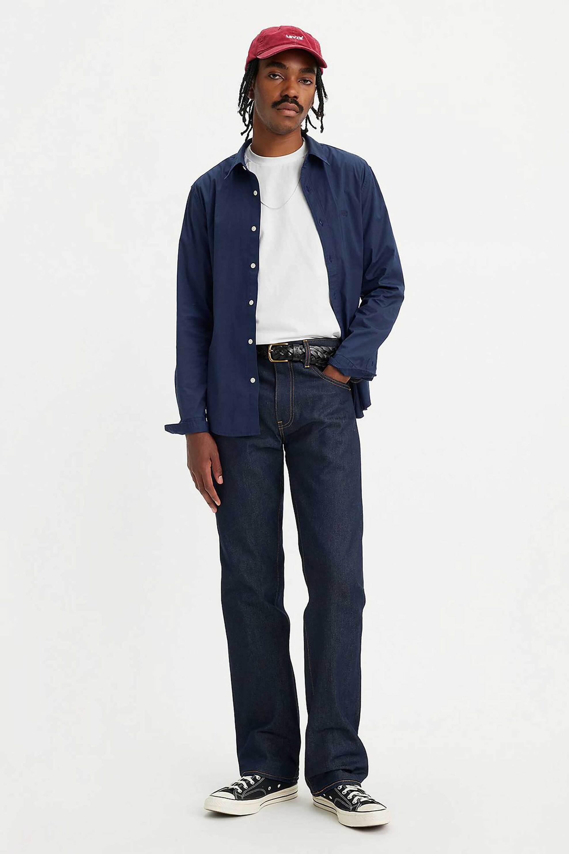 Levi's® ανδρικό τζην παντελόνι πεντάτσεπο Make It Yours Rigid Slim Bootcut "517™" - 005170236 Denim Blue Σκούρο