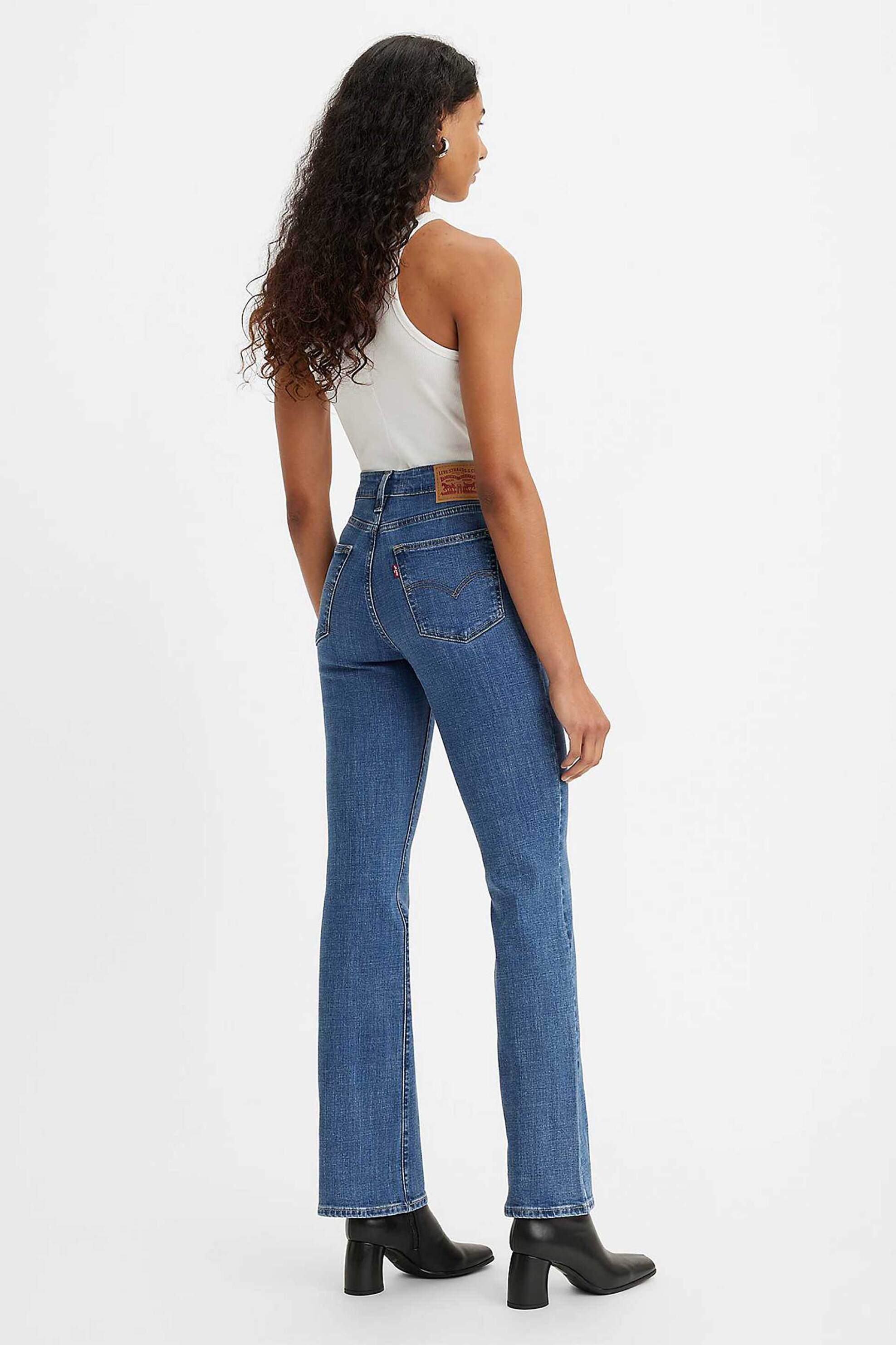 Levi&Apos S Γυναικείο Τζην Παντελόνι 725 High Rise Bootcut - 187590054 Denim Blue