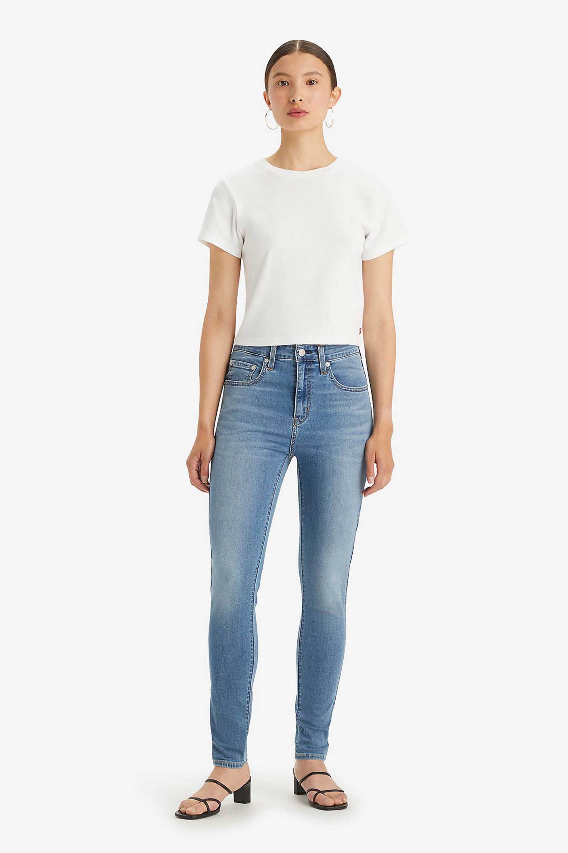 Levi's® γυναικείο τζην παντελόνι "721 High Rise Skinny" - 188820697 Denim Blue Ανοιχτό