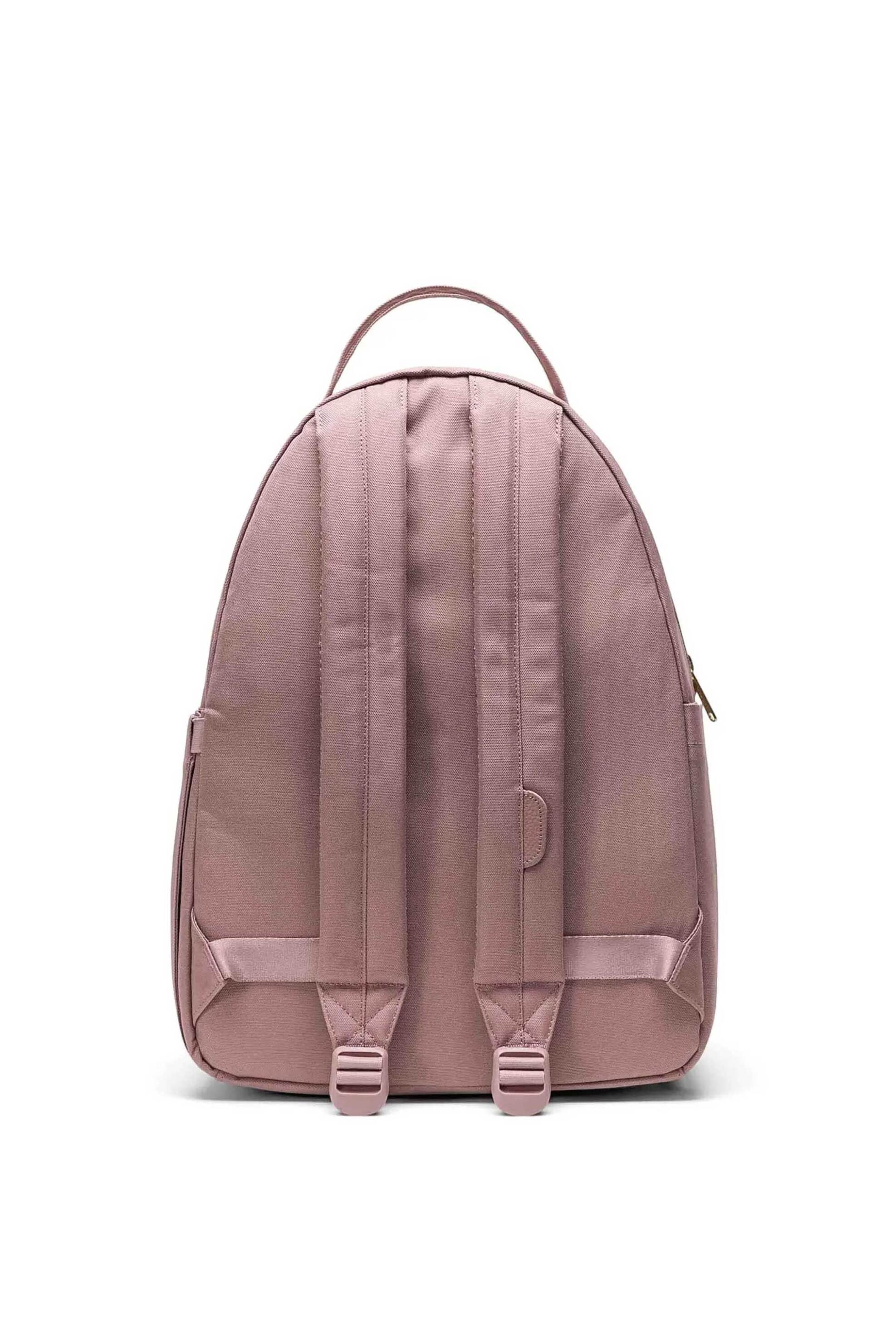 Herschel unisex backpack μονόχρωμο με contrast logo patch 