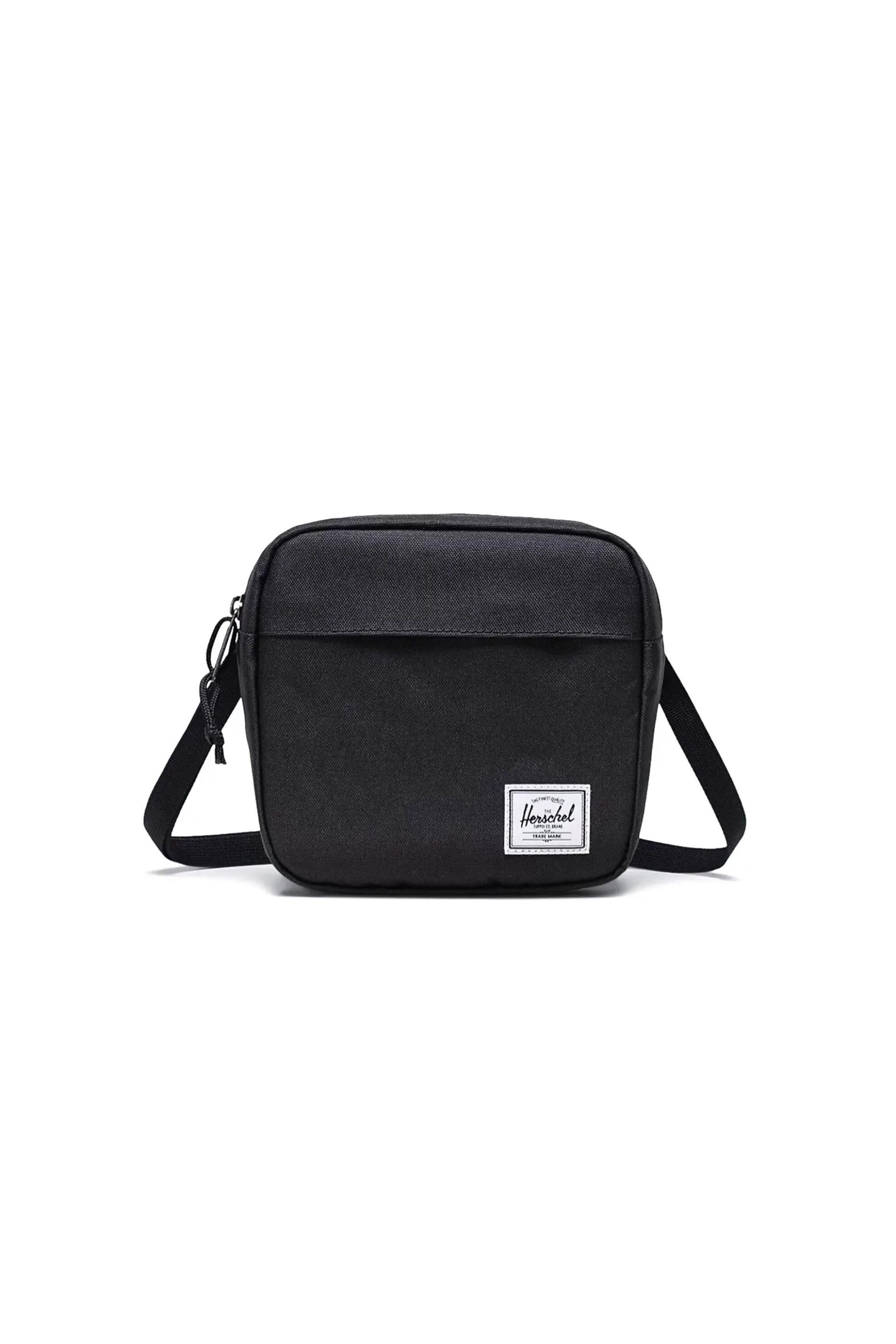 HERSCHEL Herschel unisex τσάντα crossbody μονόχρωμη με contrast logo patch "Classic™" 2 L - 66UACL00895 Μαύρο
