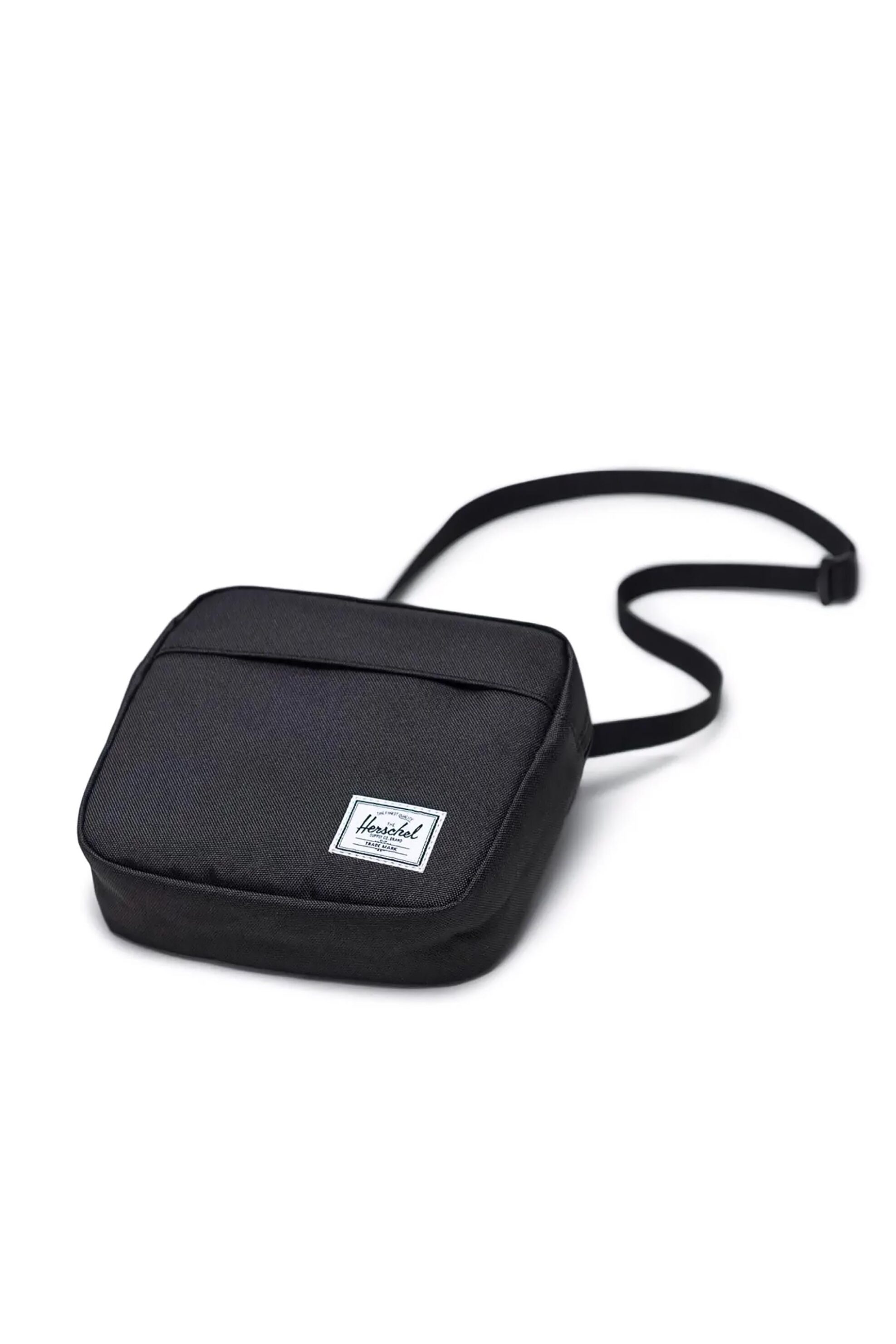 Herschel unisex τσάντα crossbody μονόχρωμη με contrast logo patch "Classic™" 2 L - 66UACL00895 Μαύρο φωτογραφία