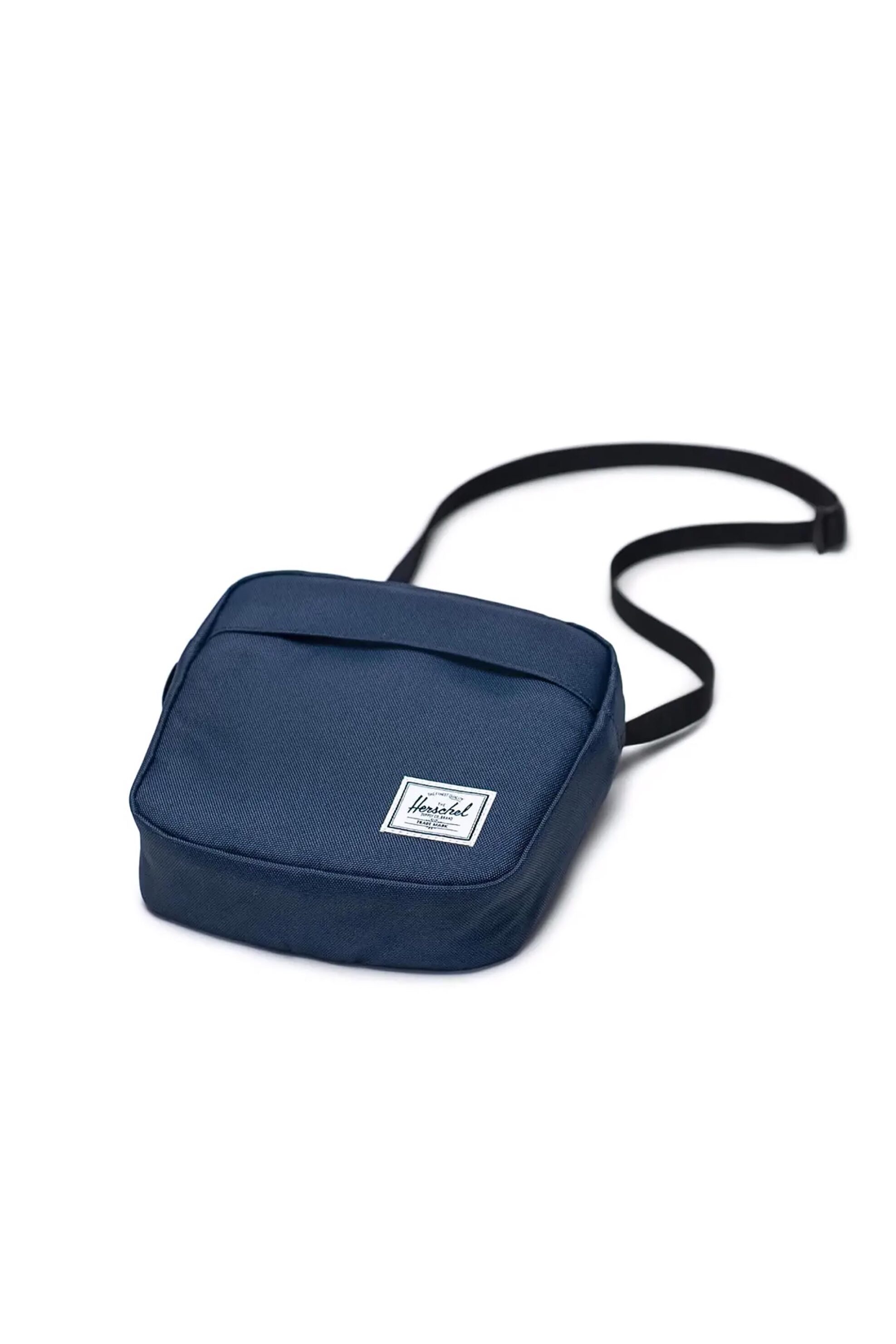 Herschel unisex τσάντα crossbody μονόχρωμη με contrast logo patch "Classic™" 2 L - 66UACL00897 Σκούρο Μπλε φωτογραφία