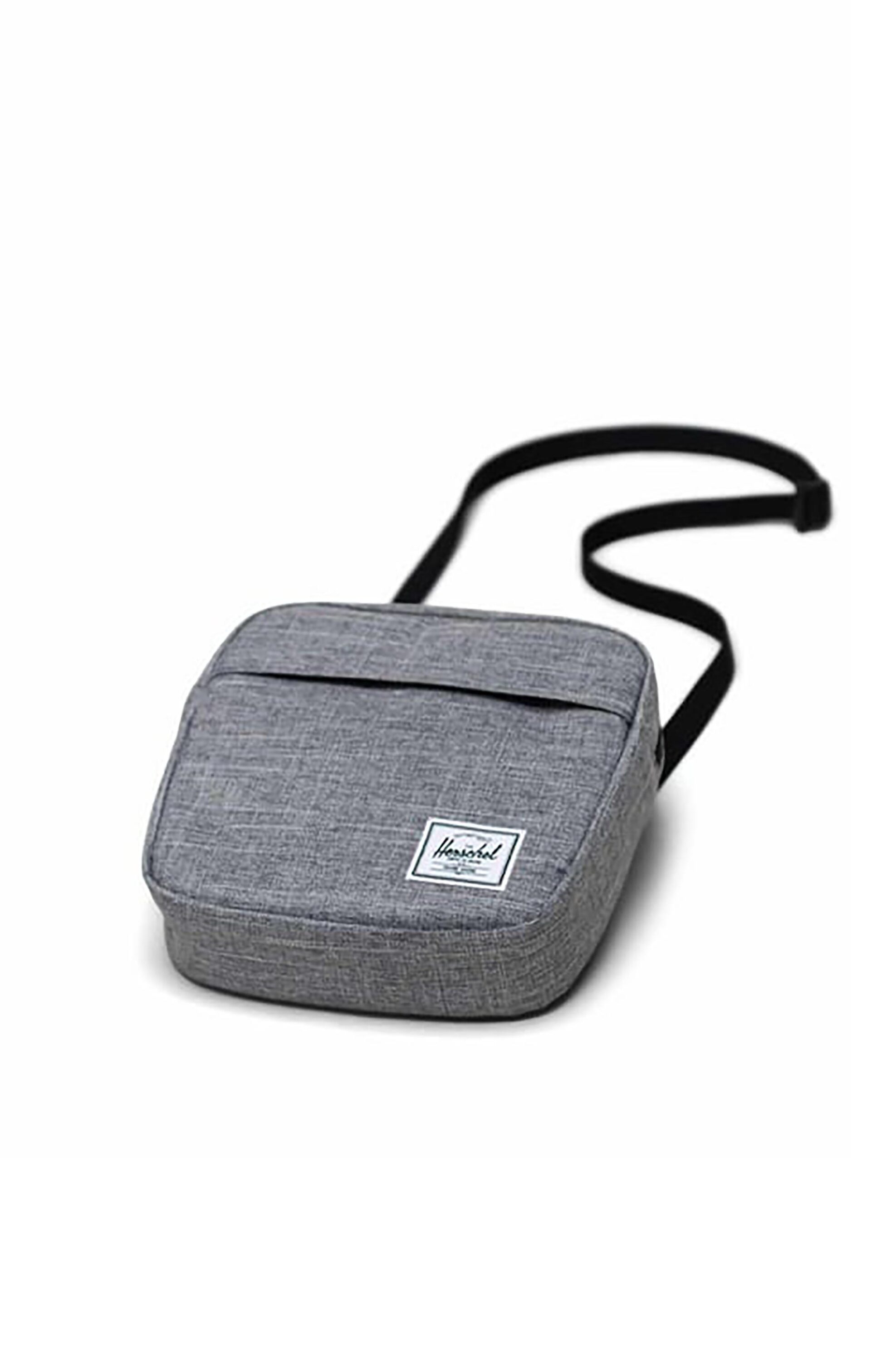 Herschel unisex τσάντα crossbody μονόχρωμη με contrast logo patch "Classic™" 2 L - 66UACL00898 Γκρι φωτογραφία