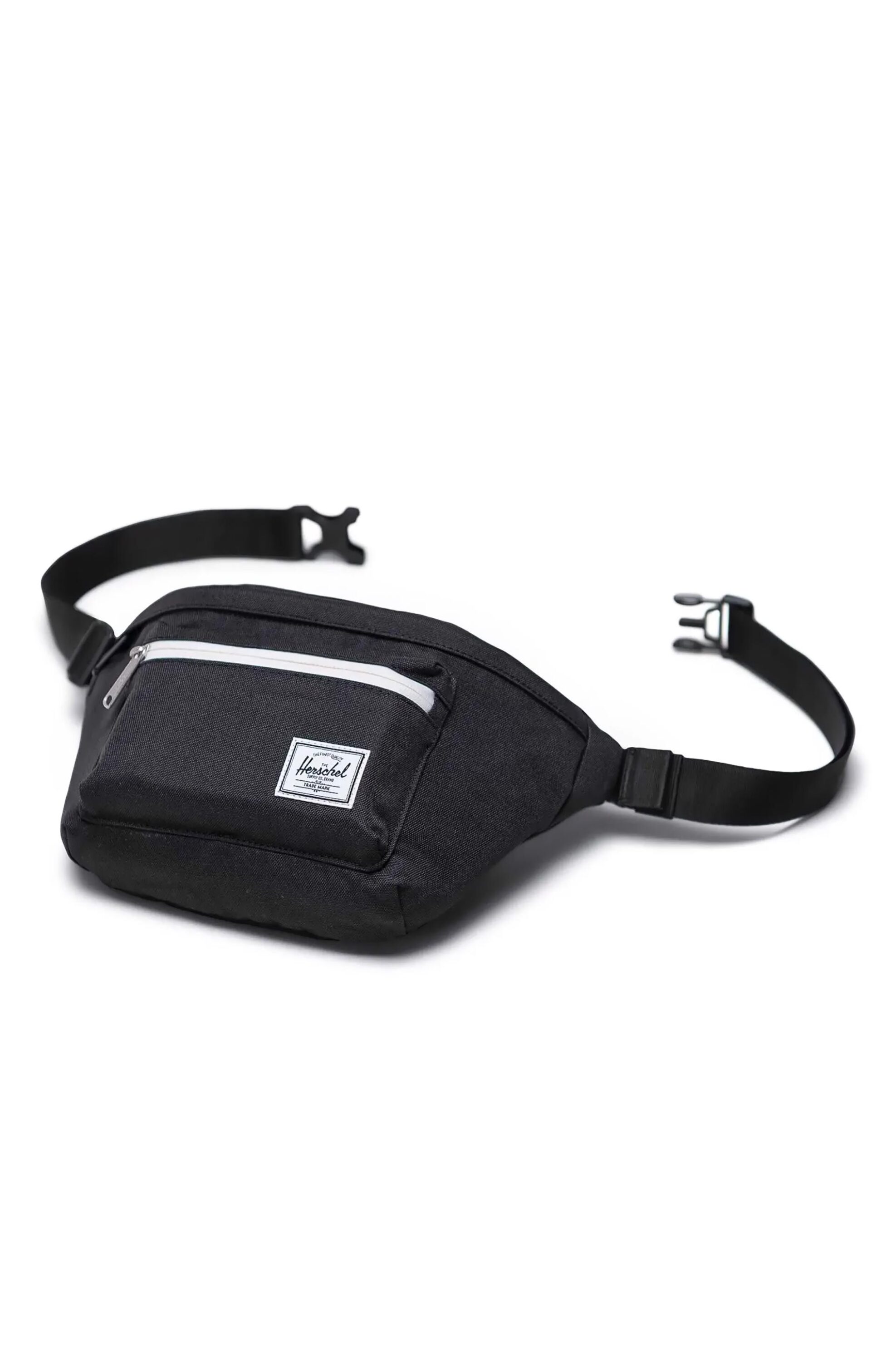 Herschel unisex τσαντάκι μέσης μονόχρωμο με contrast logo patch "Pop Quiz" 3,5 L - 66UACL00922 Μαύρο φωτογραφία