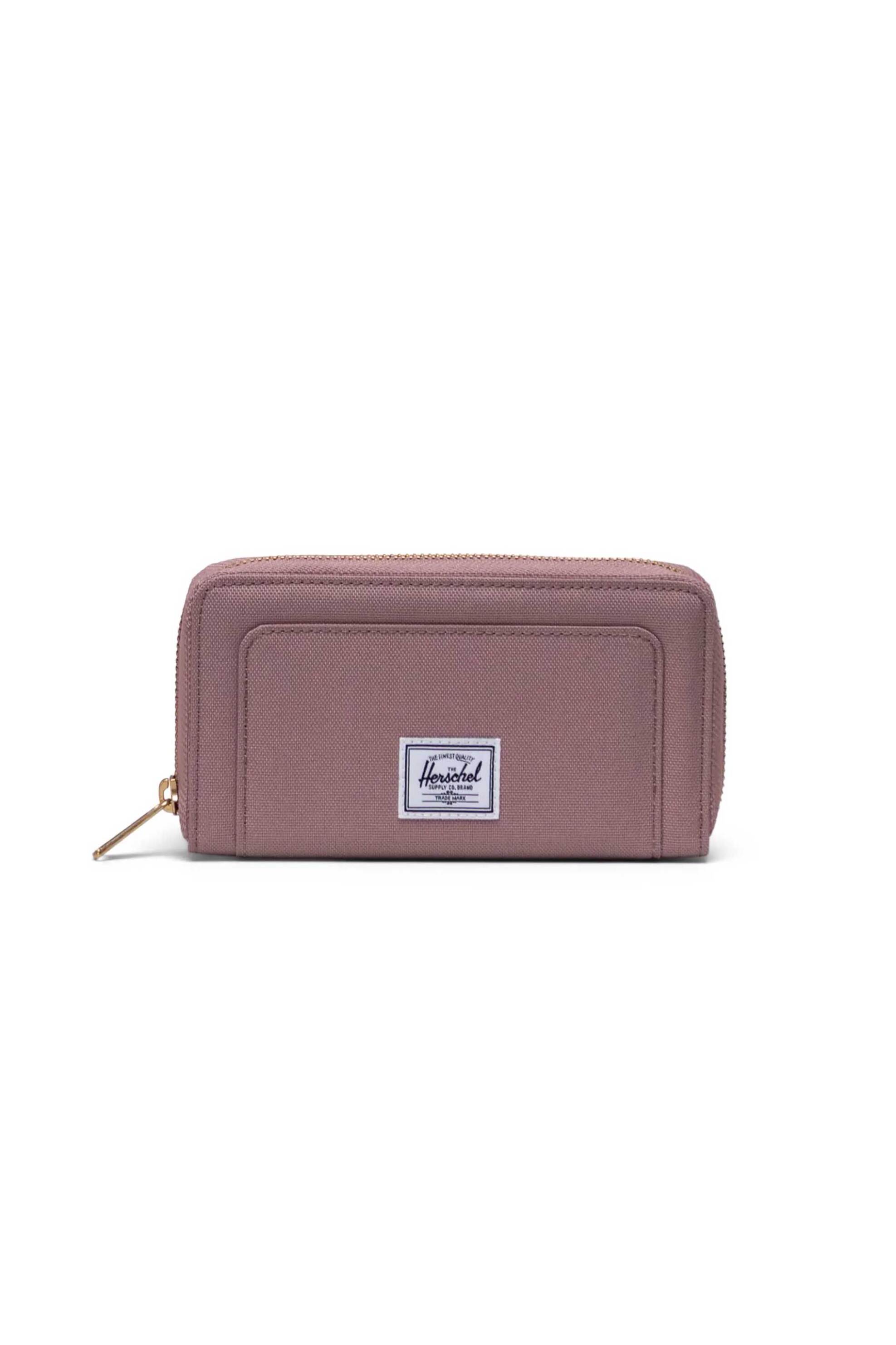 HERSCHEL Herschel unisex πορτοφόλι μονόχρωμο με contrast logo patch μπροστά "Thomas" - 66UACL00969 Σάπιο Μήλο