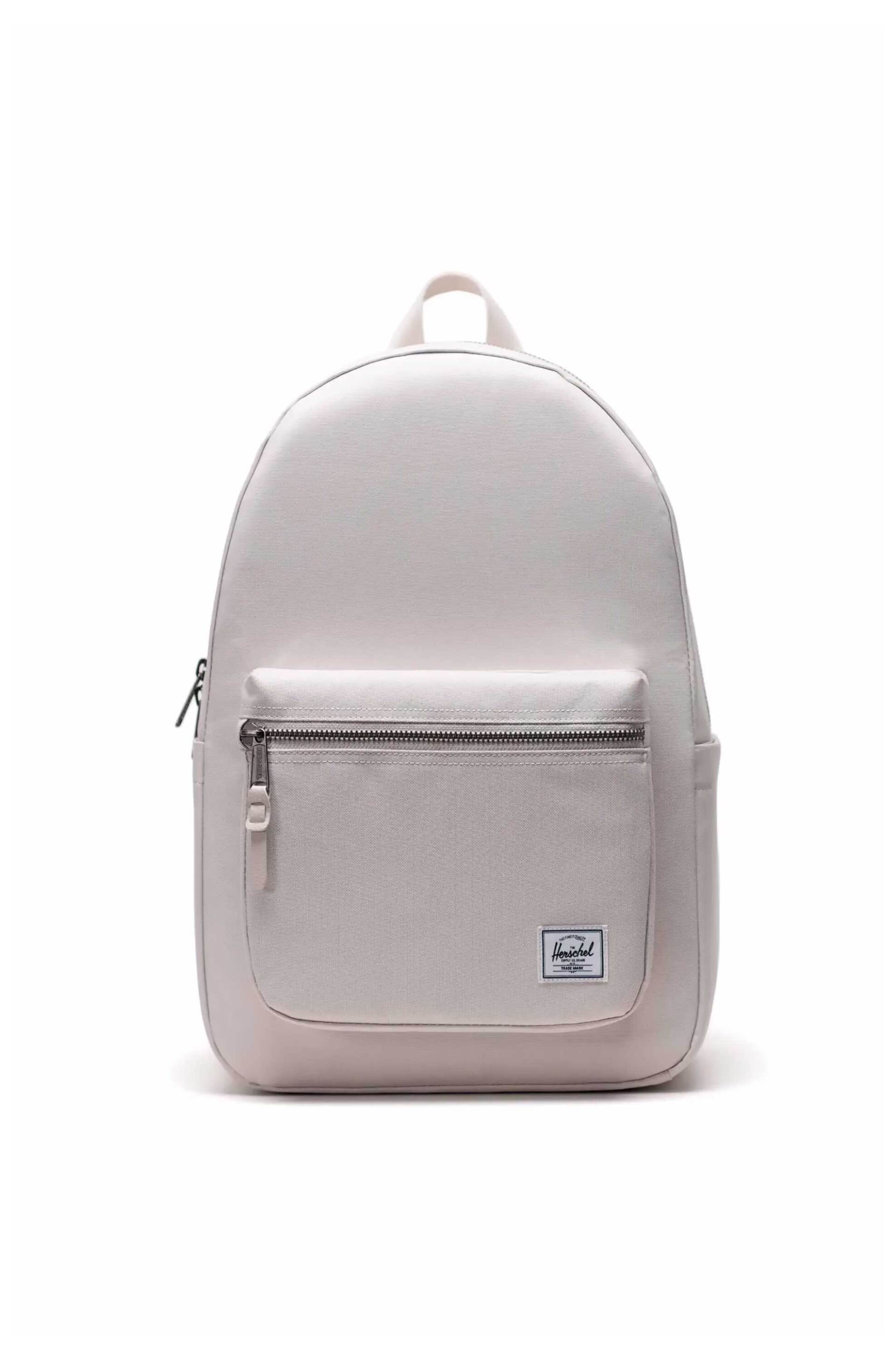HERSCHEL Herschel unisex backpack μονόχρωμο με contrast logo print "Settlement" 23 L - 66UBCL01345 Κρέμ