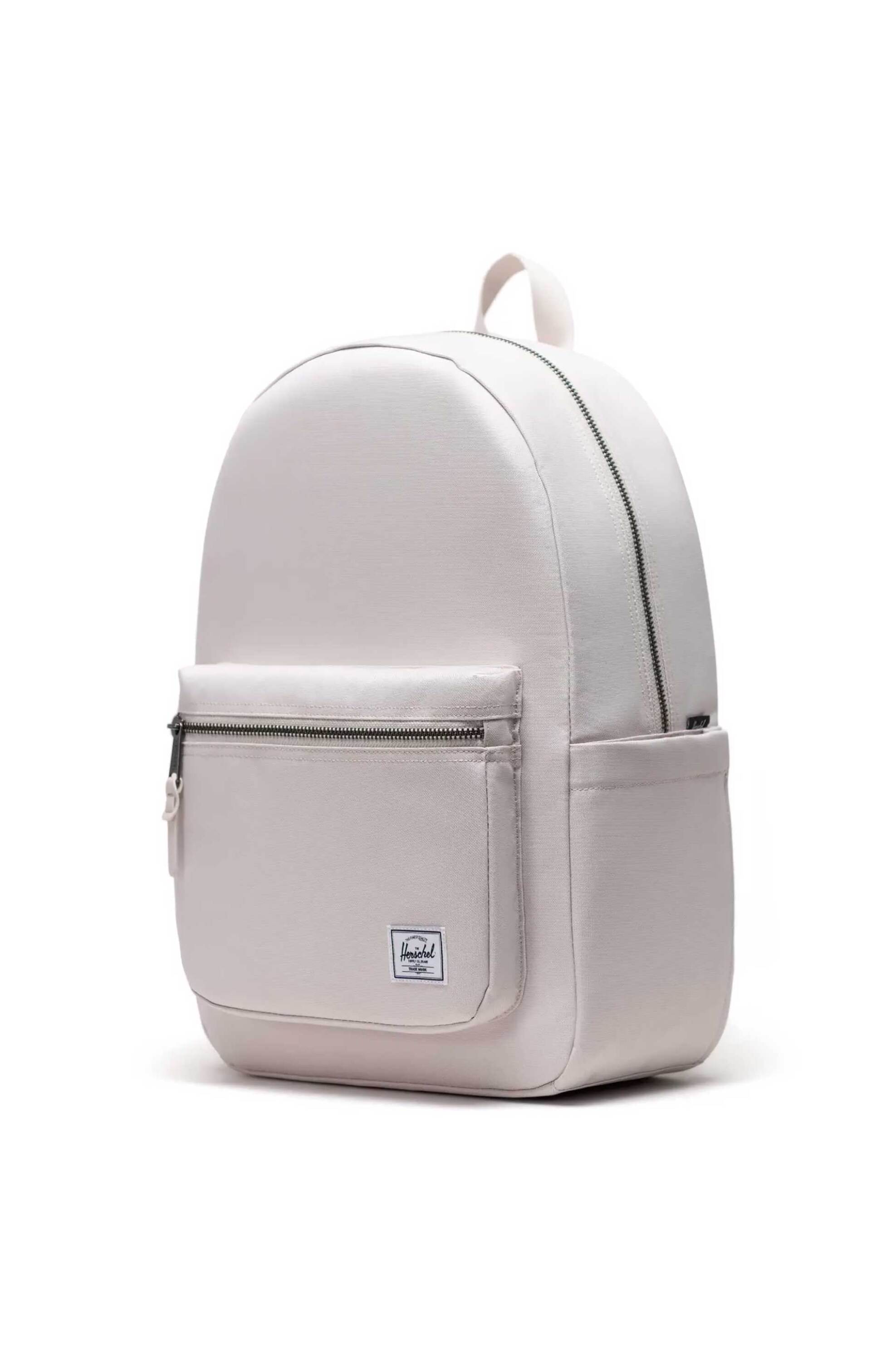 Herschel unisex backpack μονόχρωμο με contrast logo print "Settlement" 23 L - 66UBCL01345 Κρέμ φωτογραφία