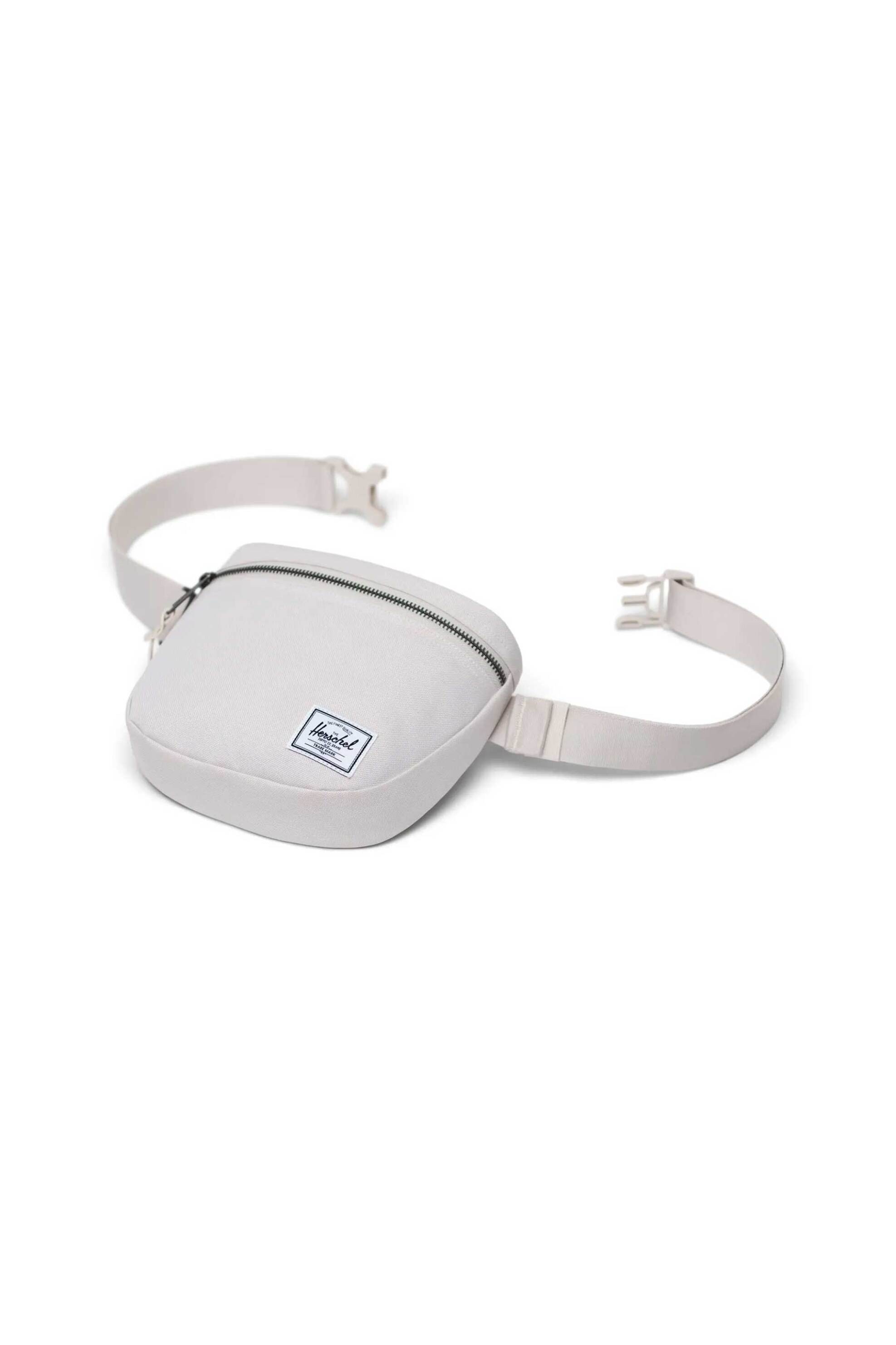 Herschel unisex τσαντάκι μέσης μονόχρωμο με contrast logo patch "Settlement" 2 L - 66UACL01297 Κρέμ φωτογραφία