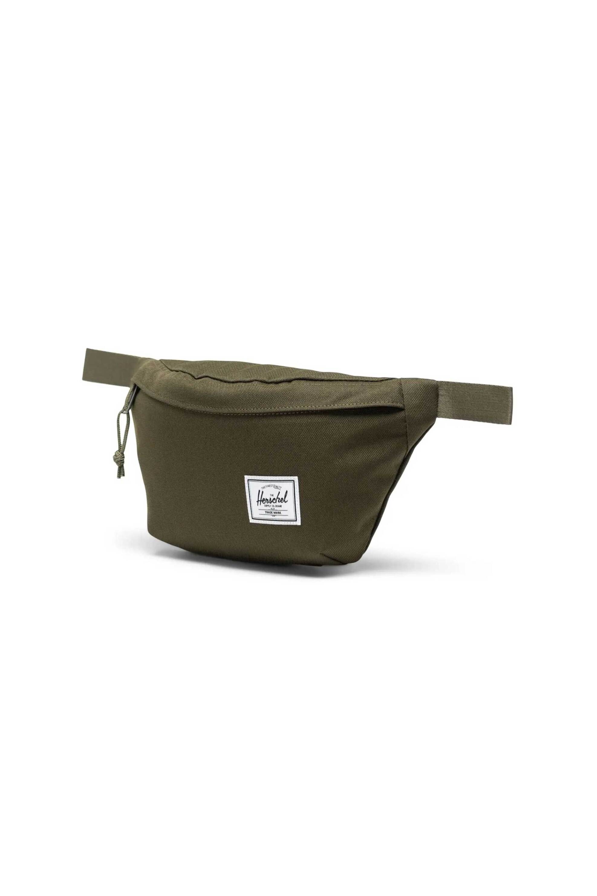 Herschel unisex τσαντάκι μέσης μονόχρωμο με contrast logo patch "Classic™" 1 L - 66UACL01542 Χακί φωτογραφία