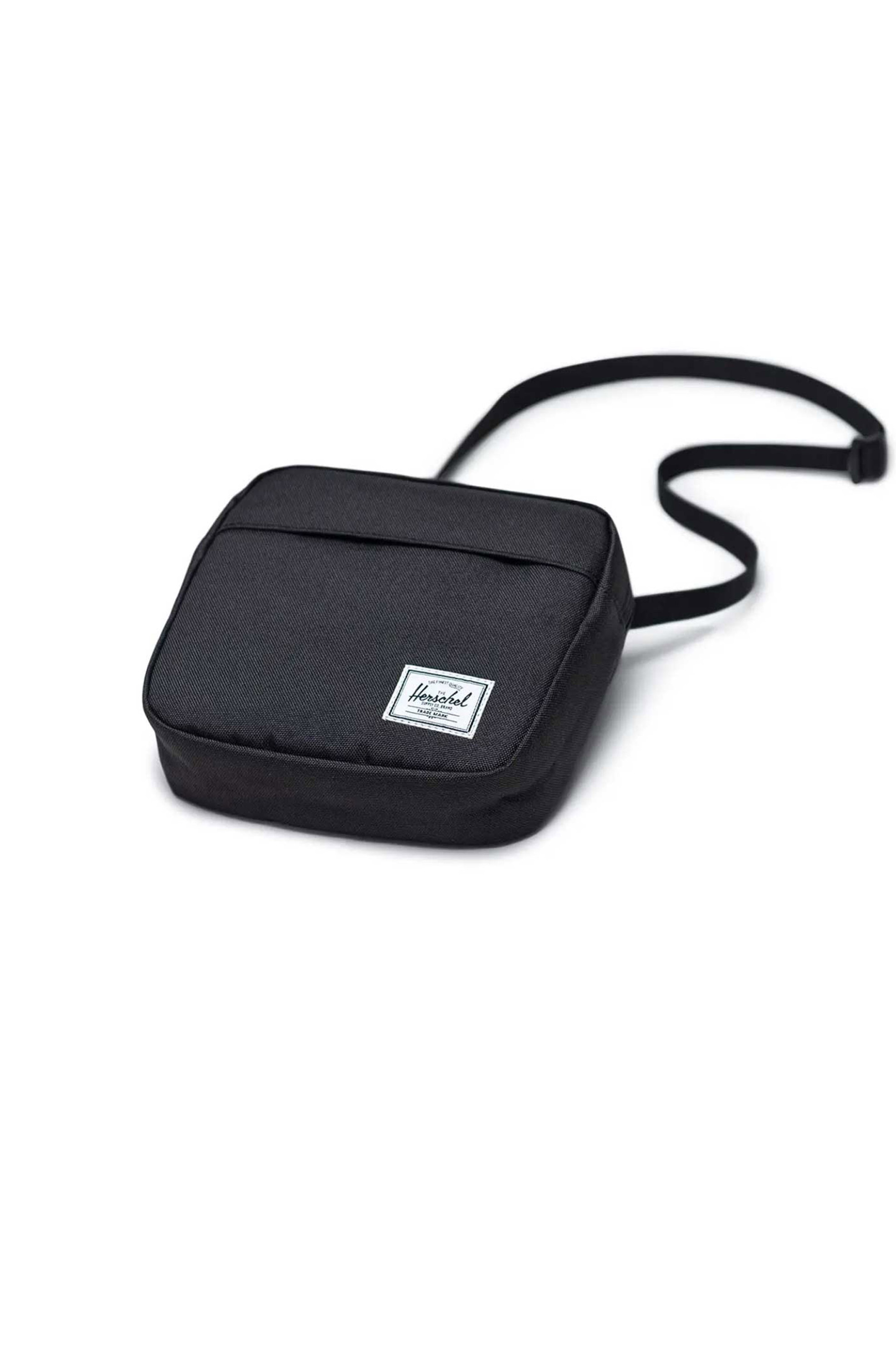 Herschel unisex τσάντα crossbody μονόχρωμη με contrast logo patch "Classic™" 2 L - 66UACL01554 Μαύρο φωτογραφία