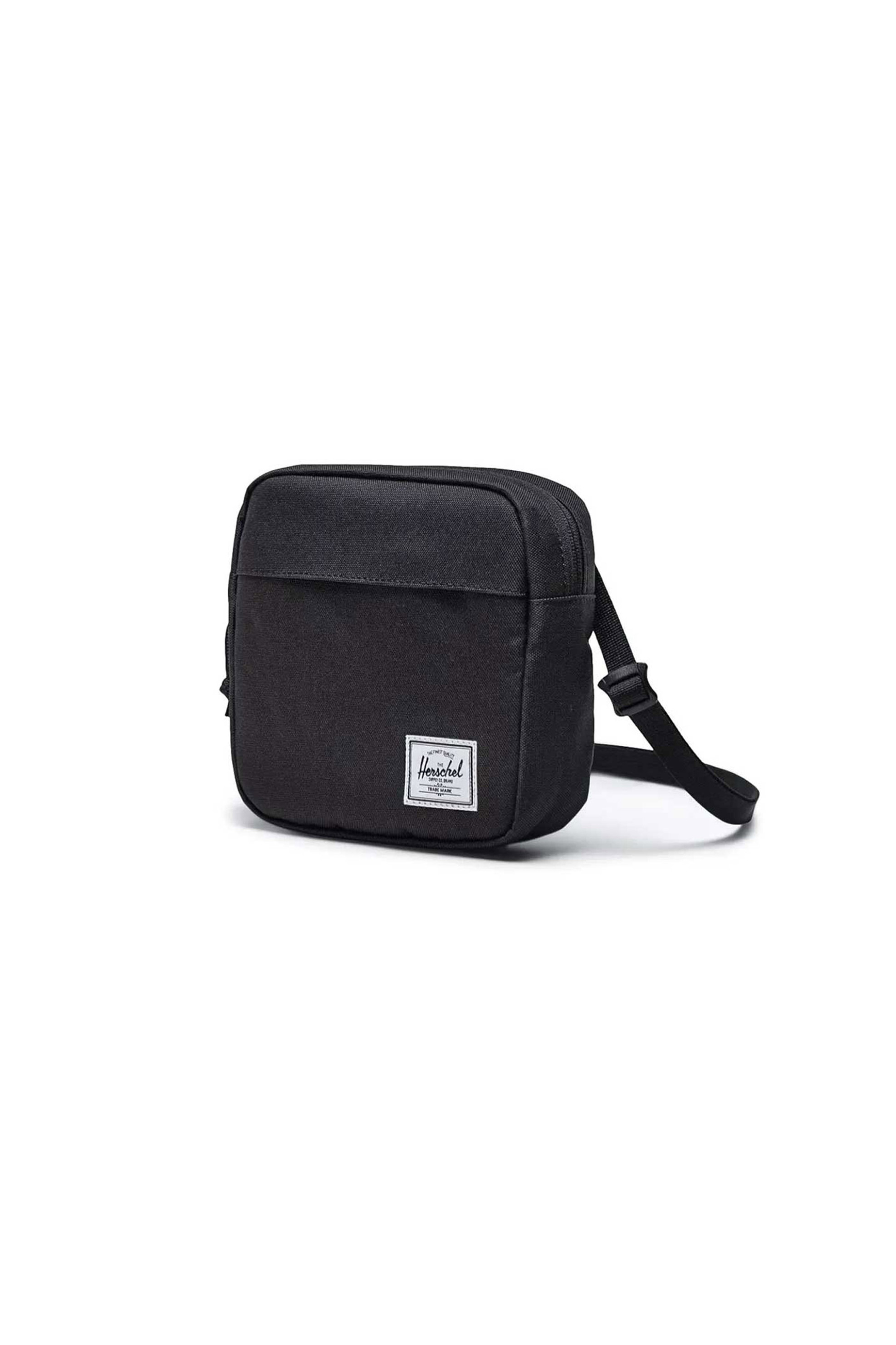 Herschel unisex τσάντα crossbody μονόχρωμη με contrast logo patch "Classic™" 2 L - 66UACL01554 Μαύρο φωτογραφία