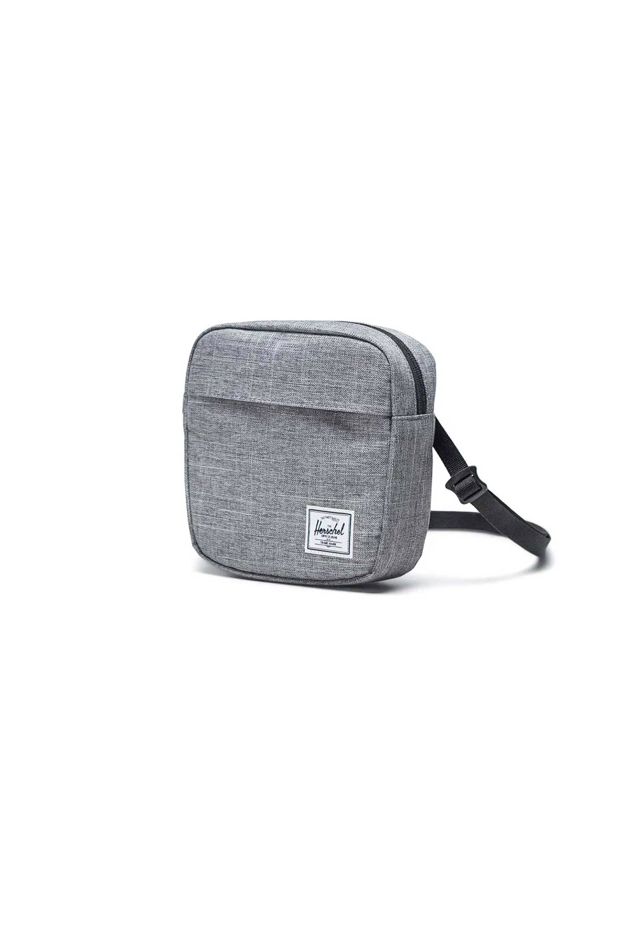 Herschel unisex τσάντα crossbody μονόχρωμη με contrast logo patch "Classic™" 2 L - 66UACL01557 Γκρι φωτογραφία