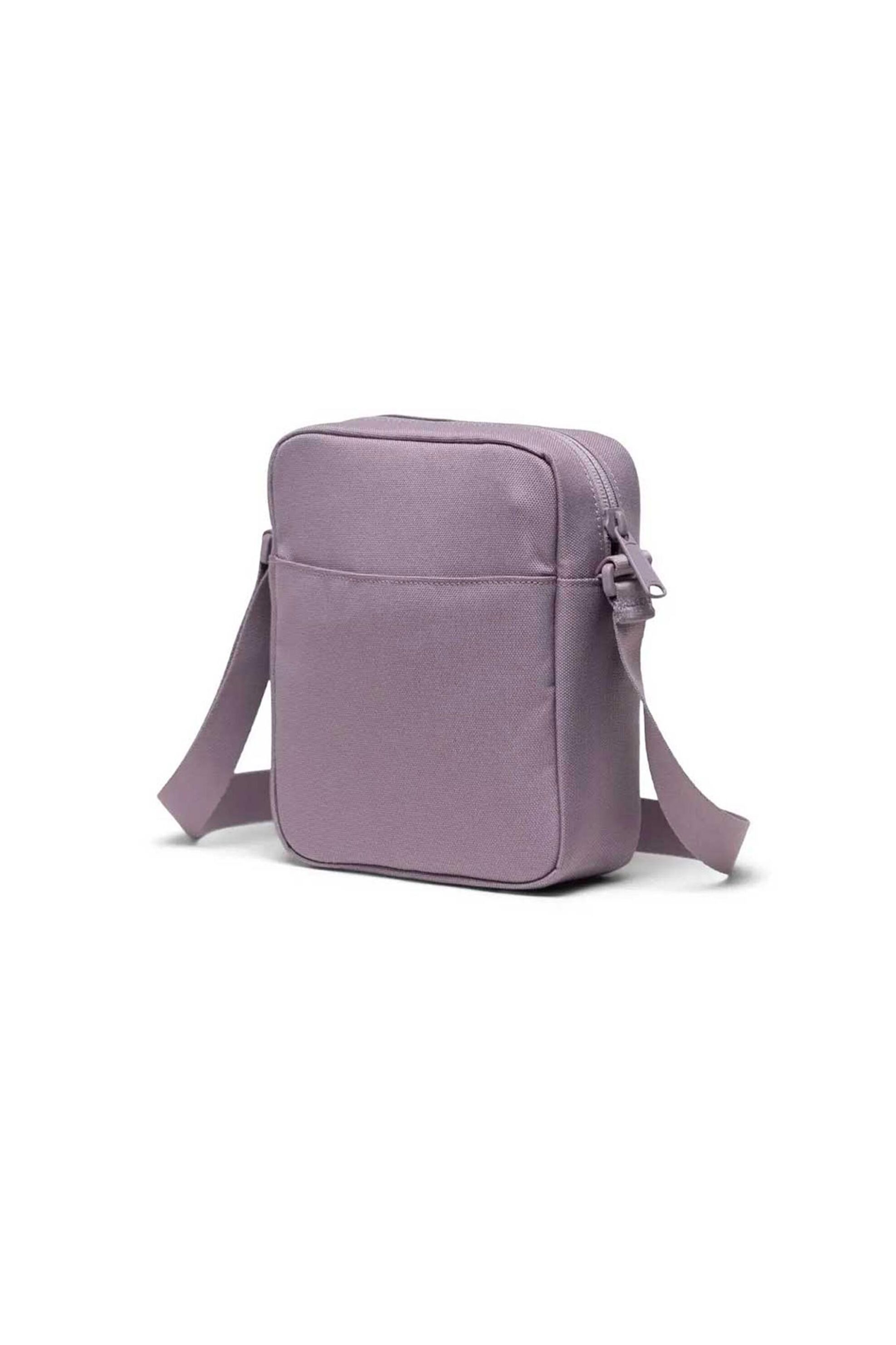 Herschel unisex τσάντα crossbody μονόχρωμη με contrast logo patch "Heritage™" 2,6 L - 66UBCL01446 Λιλά φωτογραφία