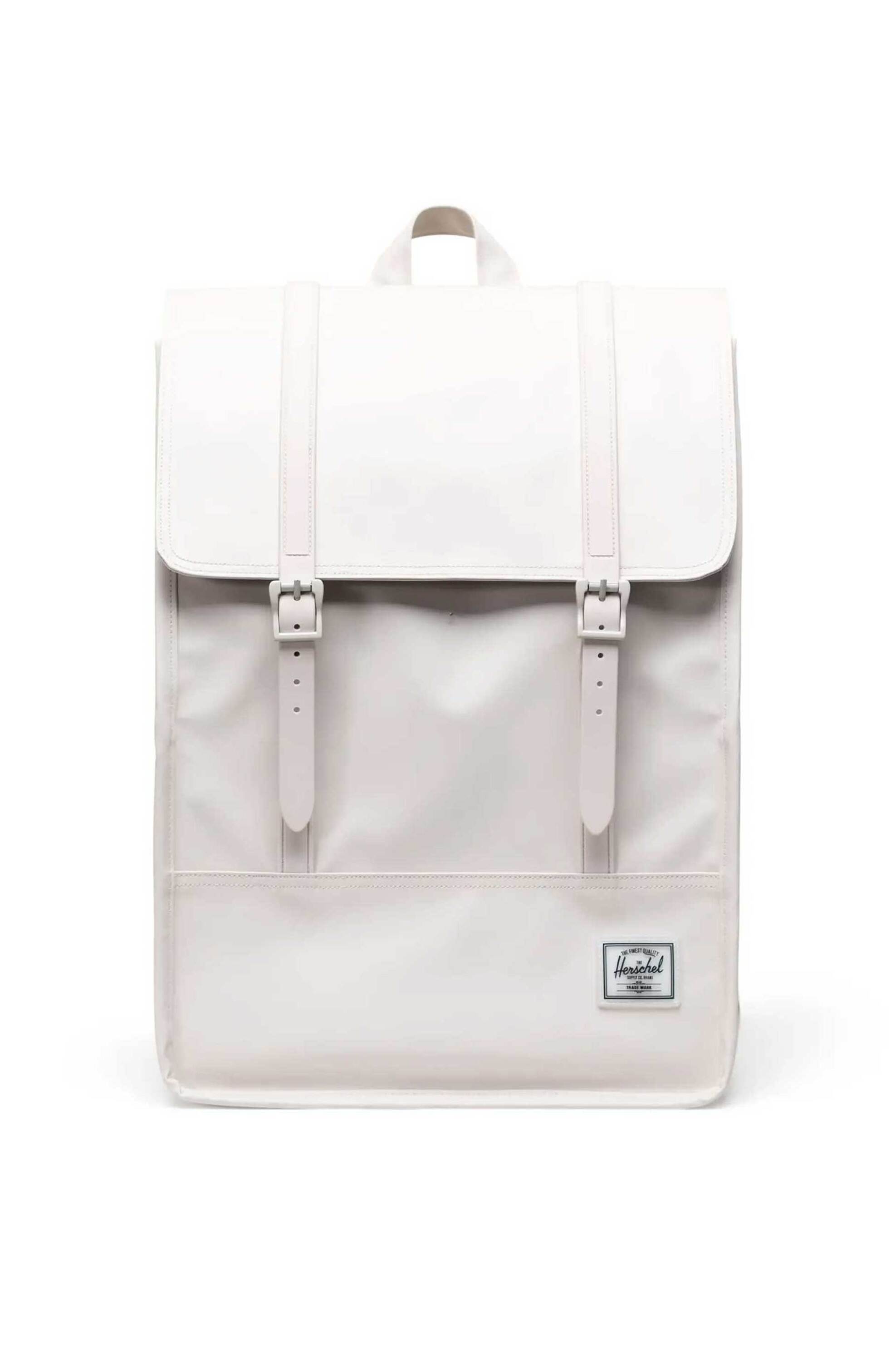 HERSCHEL Herschel unisex backpack αδιάβροχο με contrast logo patch "Survey™" 17,5 L - 66UBWR00097 Κρέμ