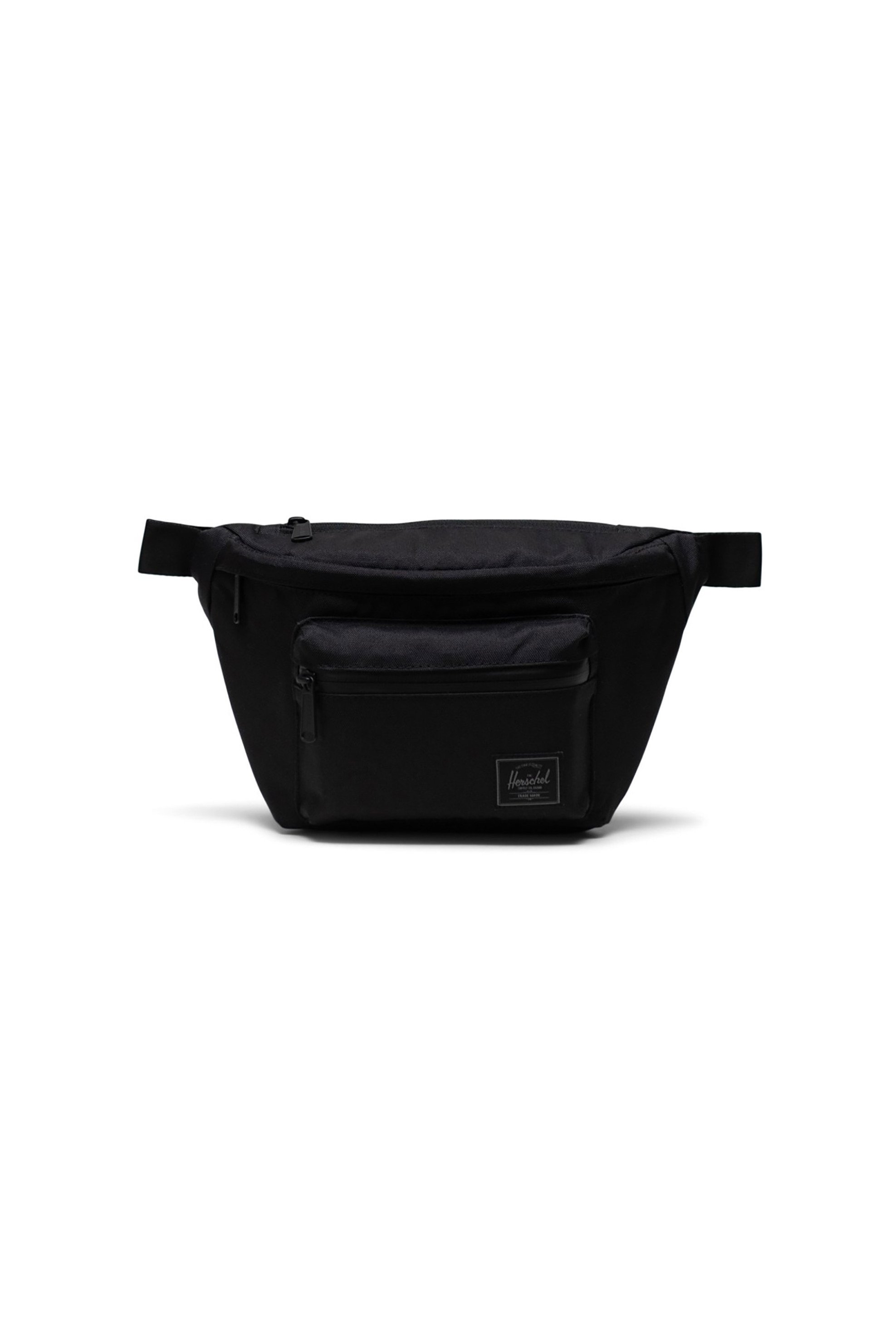 Herschel unisex τσαντάκι μέσης μονόχρωμο με contrast logo patch "Pop Quiz" 3,5 L - 66UACL00927 Μαύρο