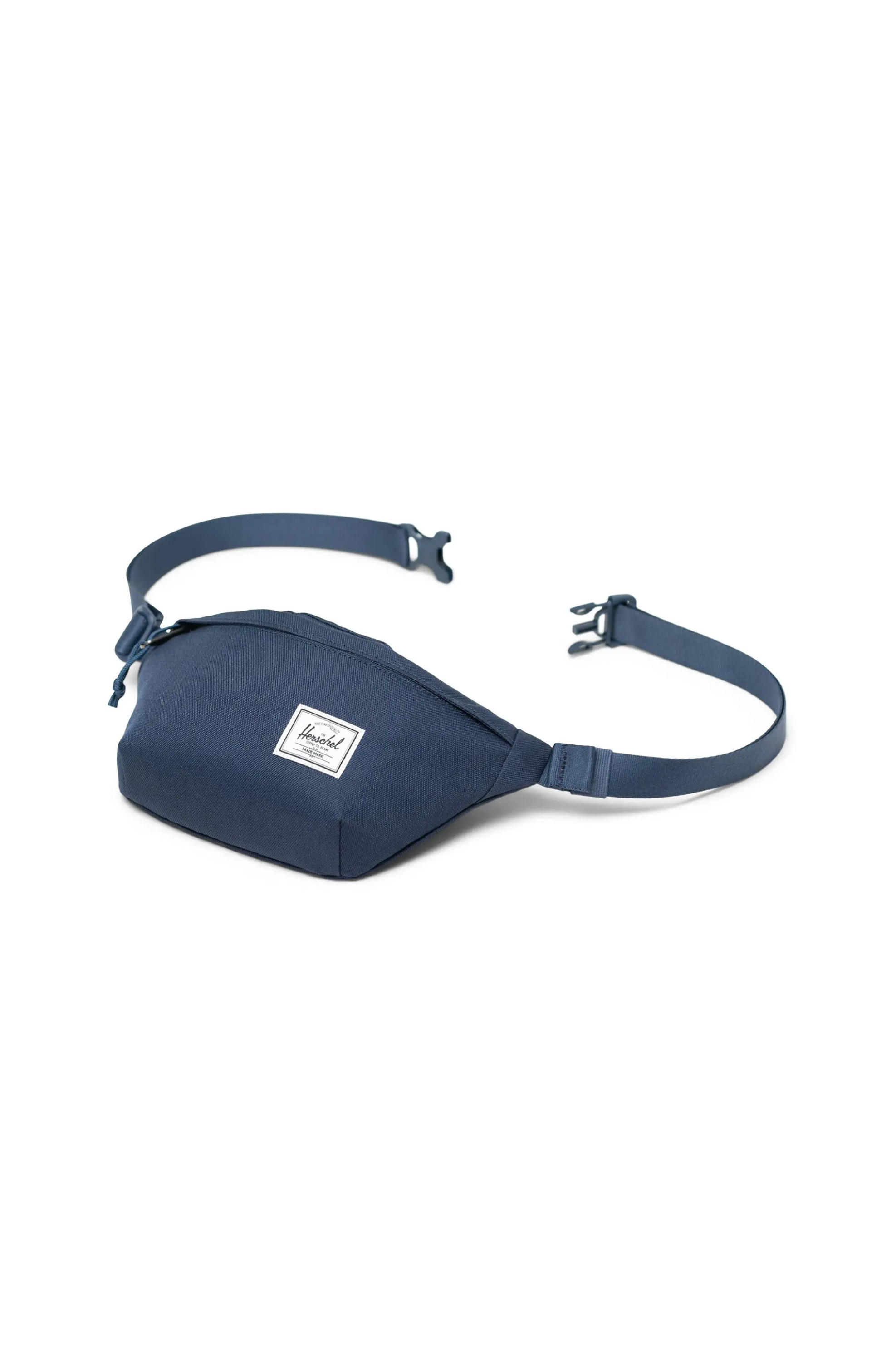 Herschel unisex τσαντάκι μέσης μονόχρωμο με contrast logo patch "Classic™" 1 L - 66UACL01541 Μπλε Σκούρο φωτογραφία