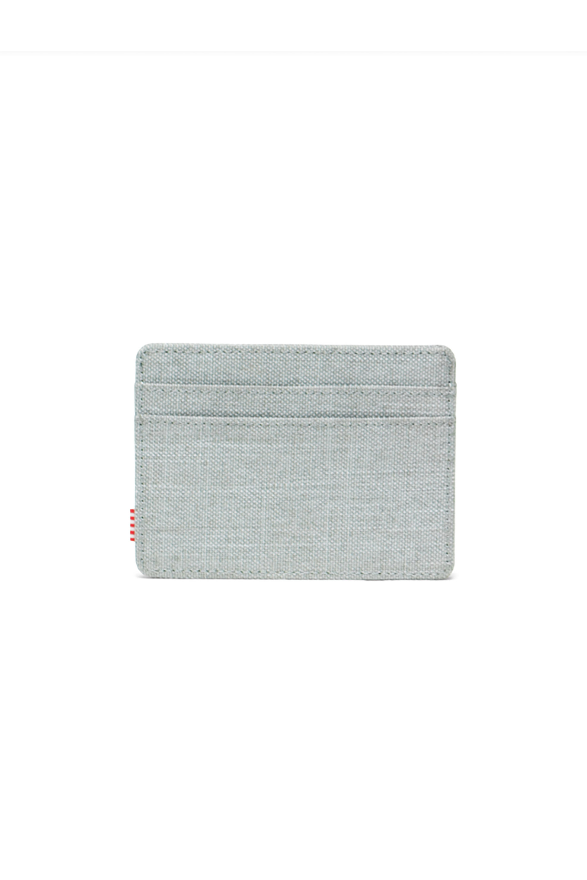 Herschel unisex θήκη για κάρτες μονόχρωμη με contrast logo patch "Charlie" - 66UACL01740 Πράσινο Ανοιχτό φωτογραφία