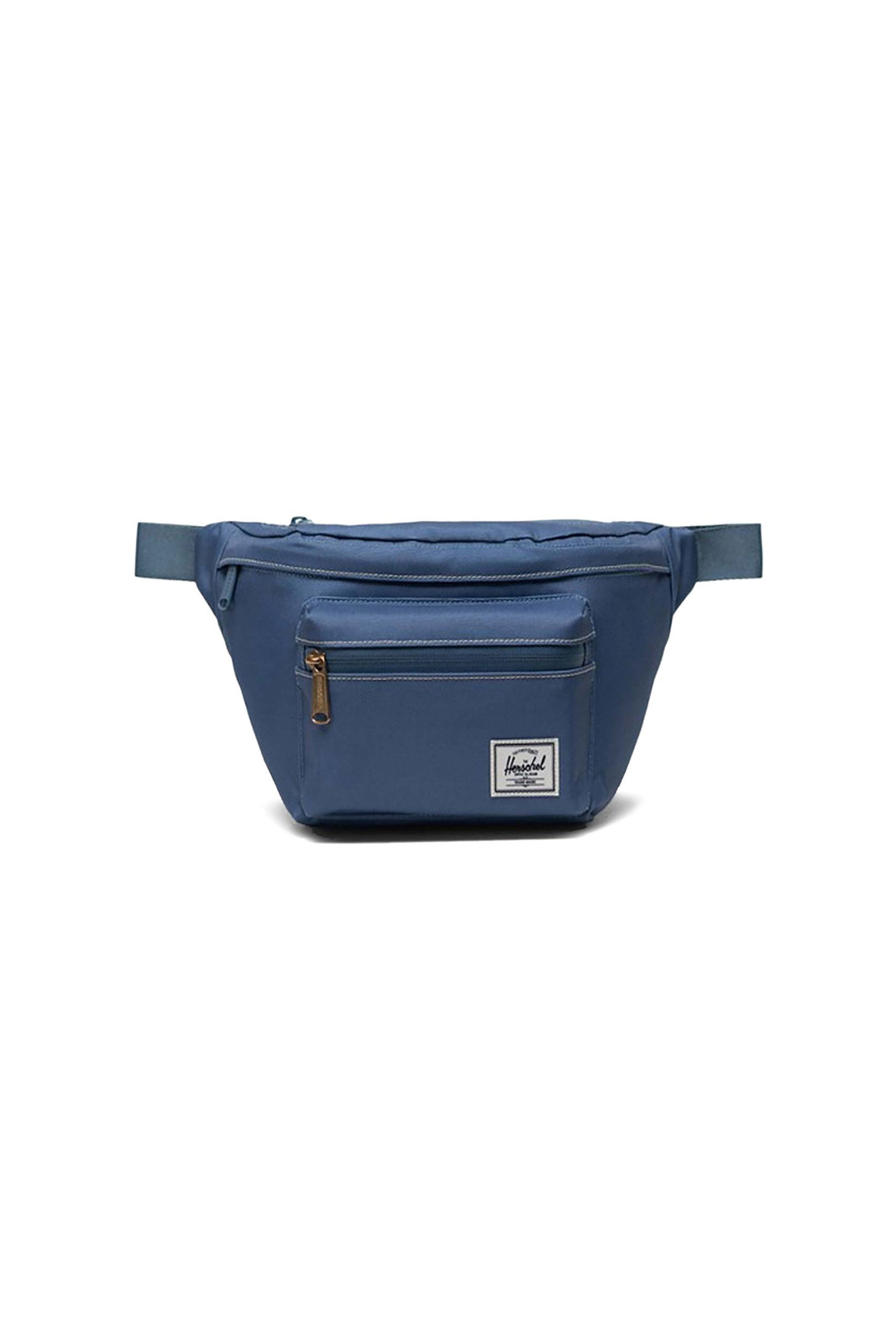 Herschel unisex τσαντάκι μέσης μονόχρωμο με contrast logo patch "Pop Quiz" 3,5 L - 66UBWR00129