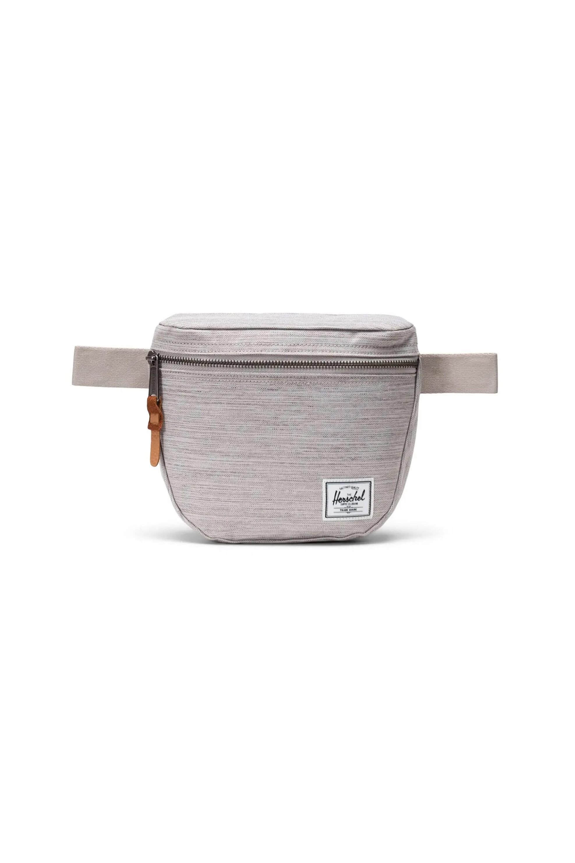 Herschel unisex τσαντάκι μέσης μονόχρωμο με contrast logo patch "Settlement" 2 L - 66UACL01301 Γκρι