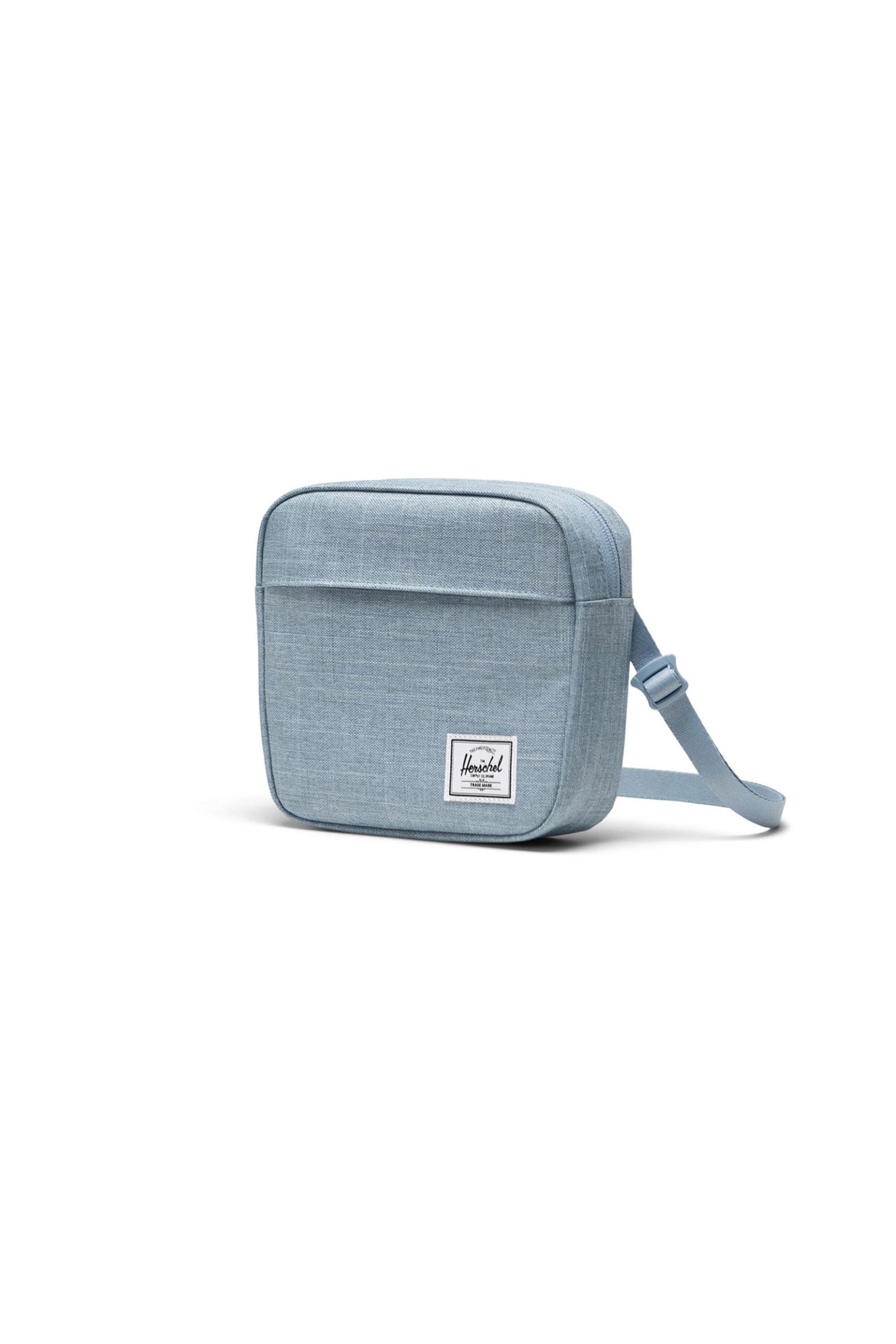 Herschel unisex τσάντα crossbody μονόχρωμη με contrast logo patch "Classic™" 2 L - 66UACL01766 Μπλε Ανοιχτό φωτογραφία