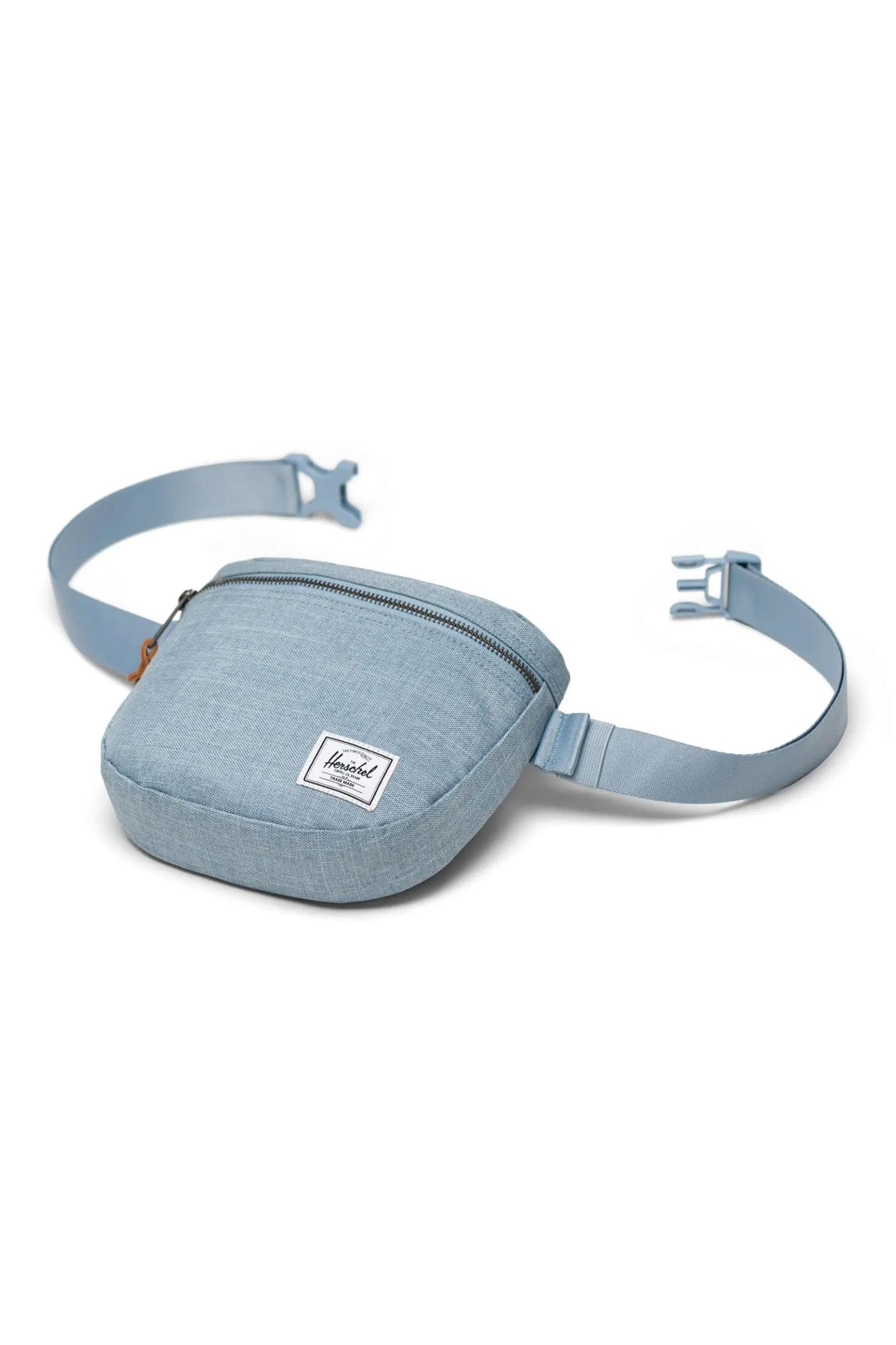 Herschel Unisex Τσαντάκι Μέσης Μονόχρωμο με Contrast Logo Patch Settlement 2 L - 66Uacl01770 Μπλε Ανοιχτό