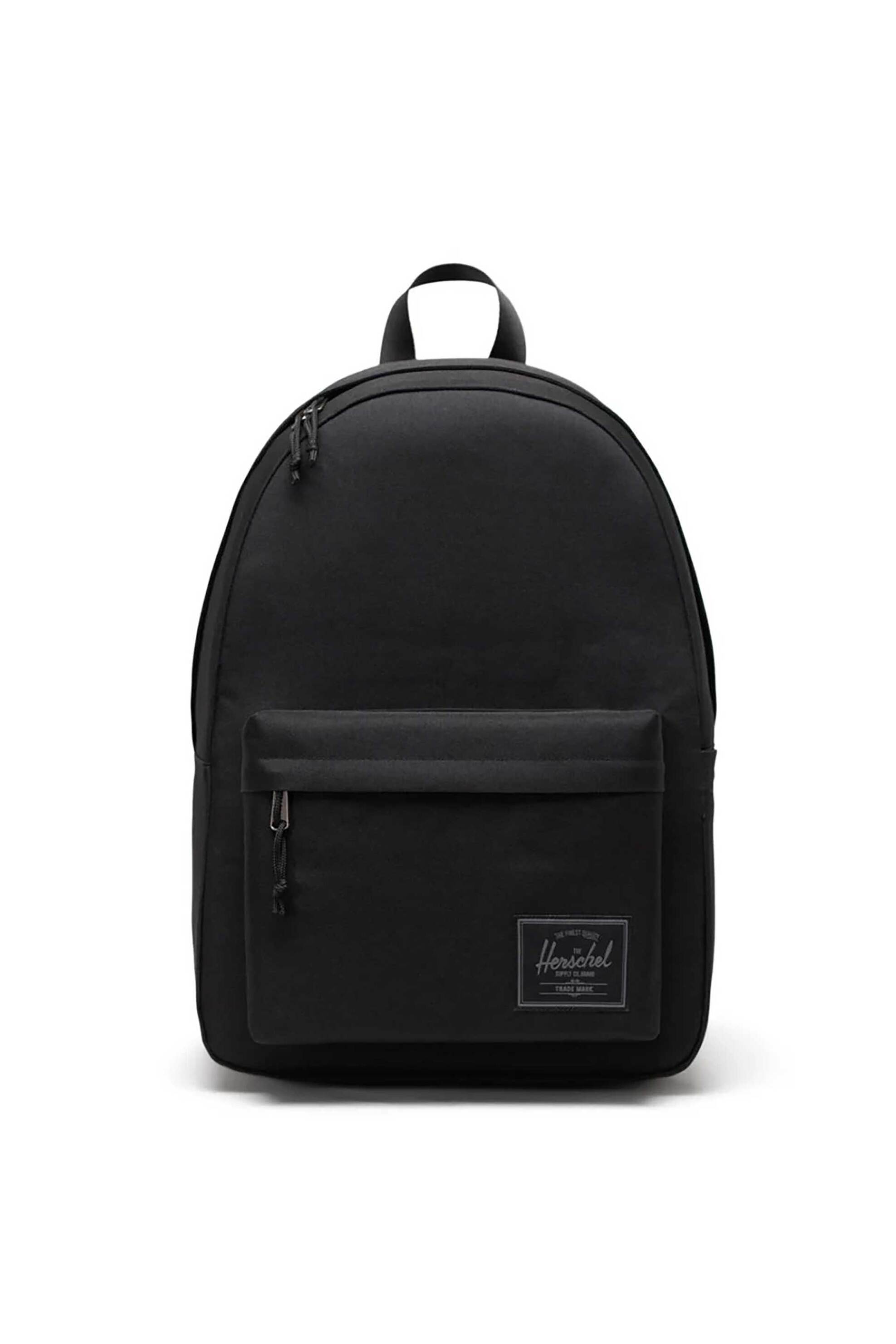Herschel unisex backpack μονόχρωμο με contrast logo print "Classic XL" 30 L - 66UBCL01682 Μαύρο