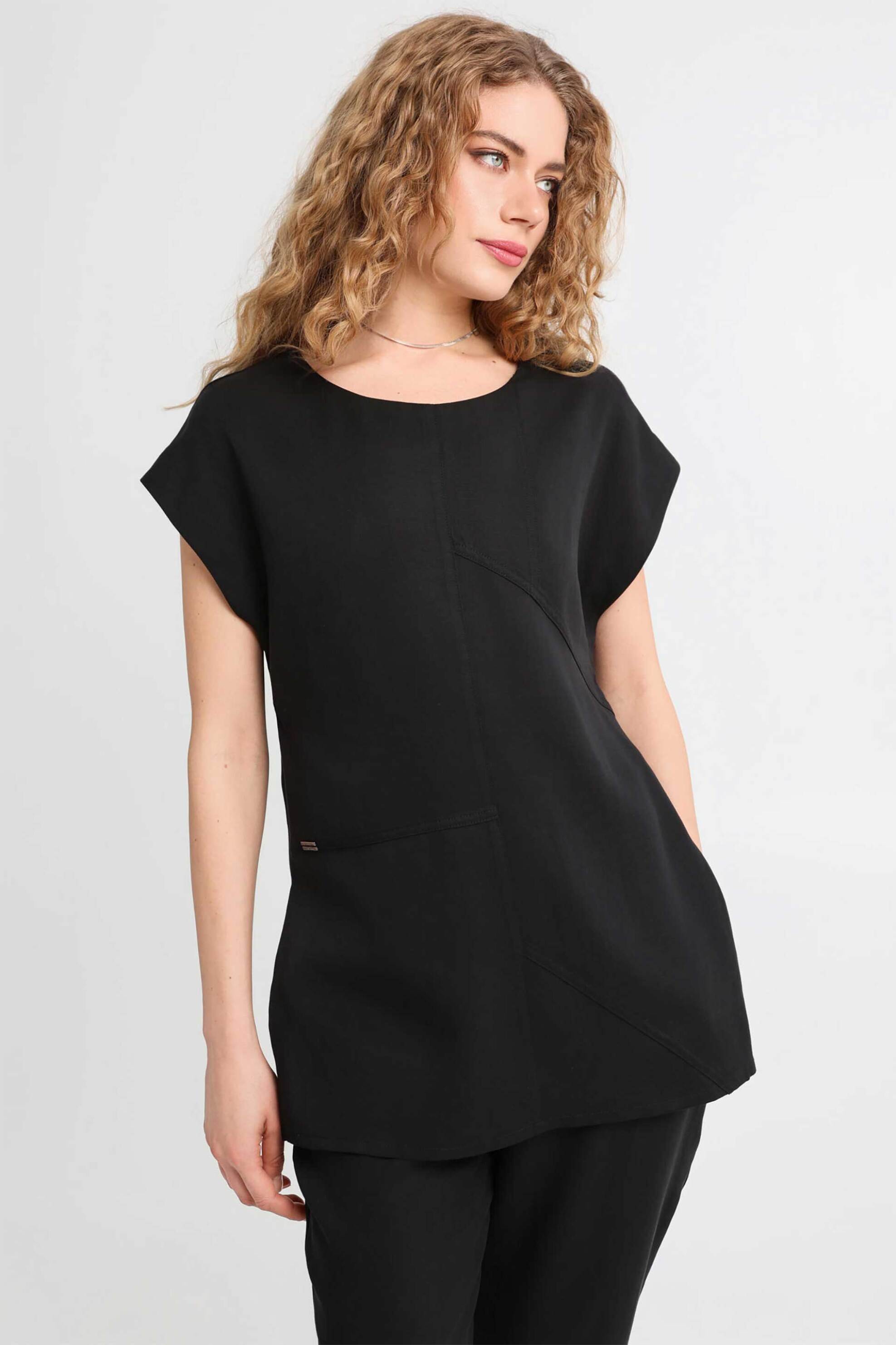 BILL COST Bill Cost γυναικεία μπλούζα με cut-out στην πλάτη - 10-250046-0 Μαύρο