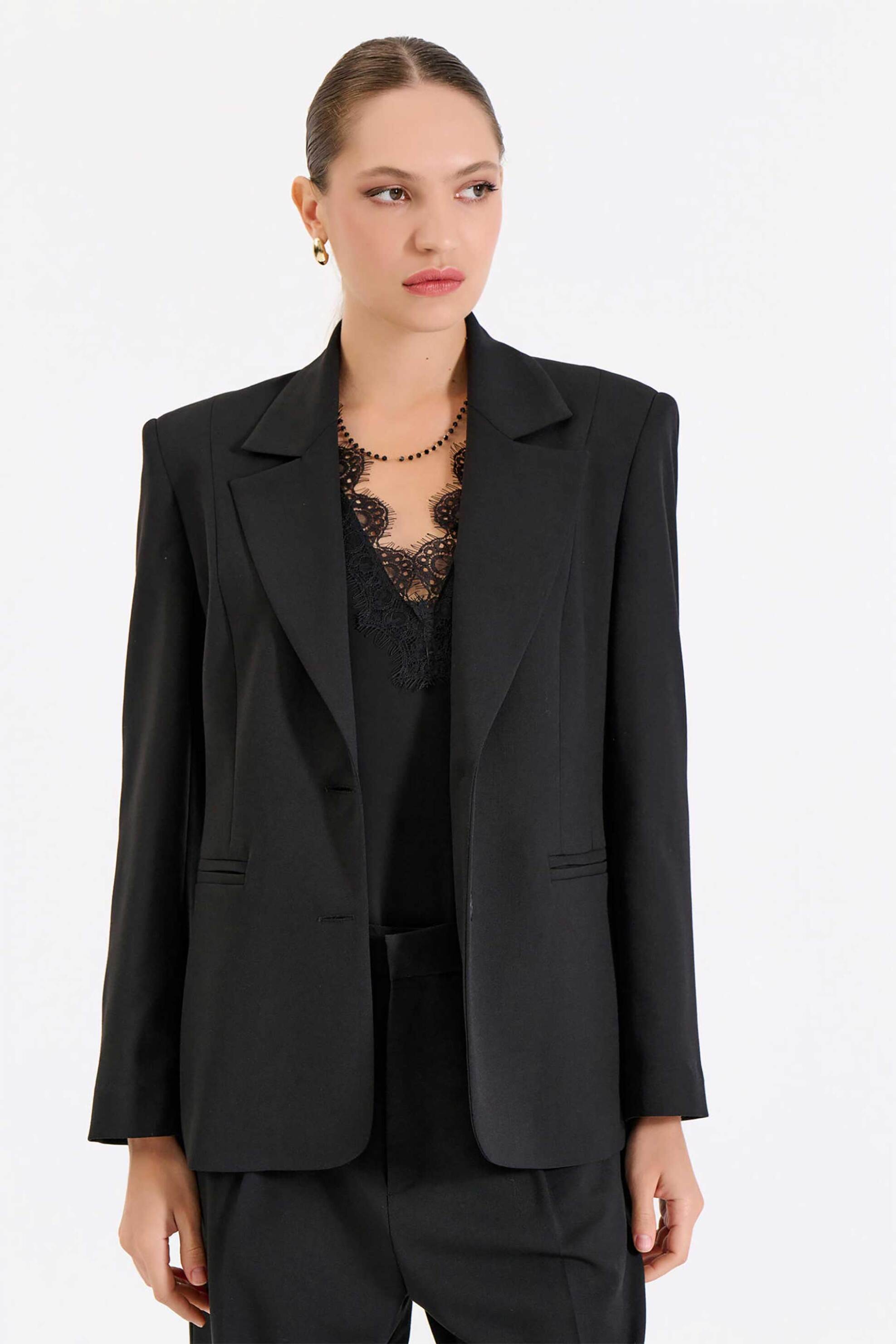 Bill Cost γυναικείο σακάκι μονόχρωμο