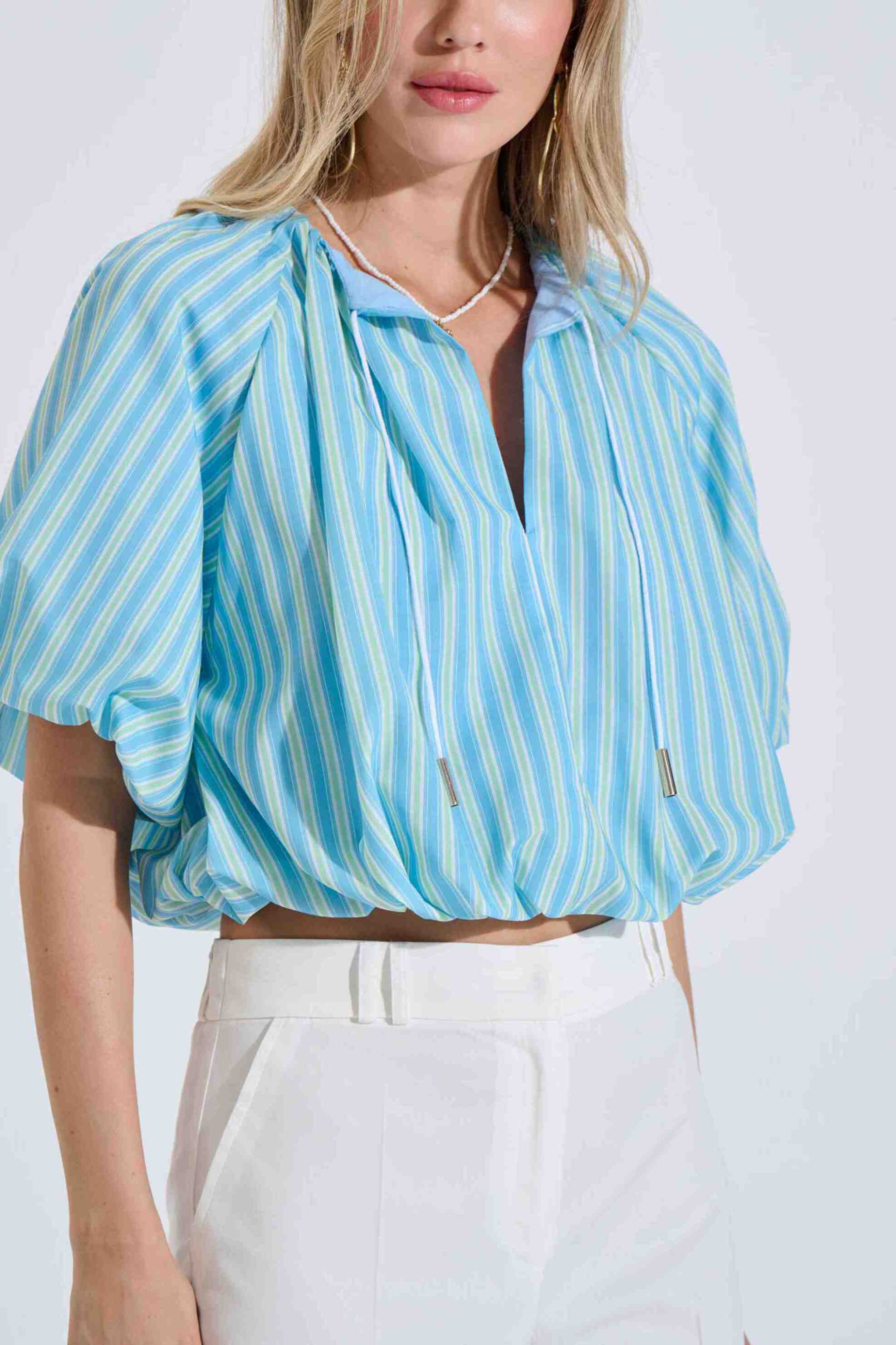 Bill Cost γυναικείο παντελόνι μονόχρωμο Classic Straight Fit - 10-060824-0 Λευκό