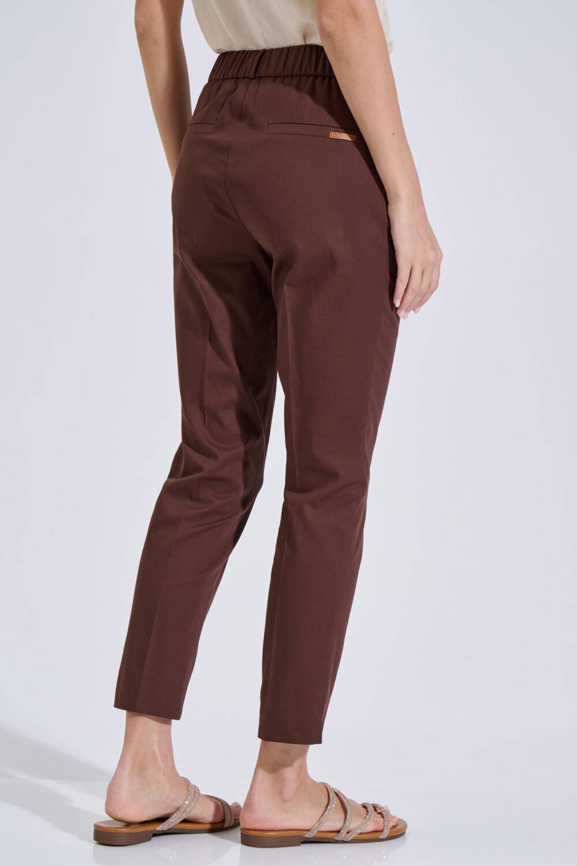 Bill Cost Γυναικείο Παντελόνι Μονόχρωμο Classic Straight Fit - 10-060824-0 Καφέ