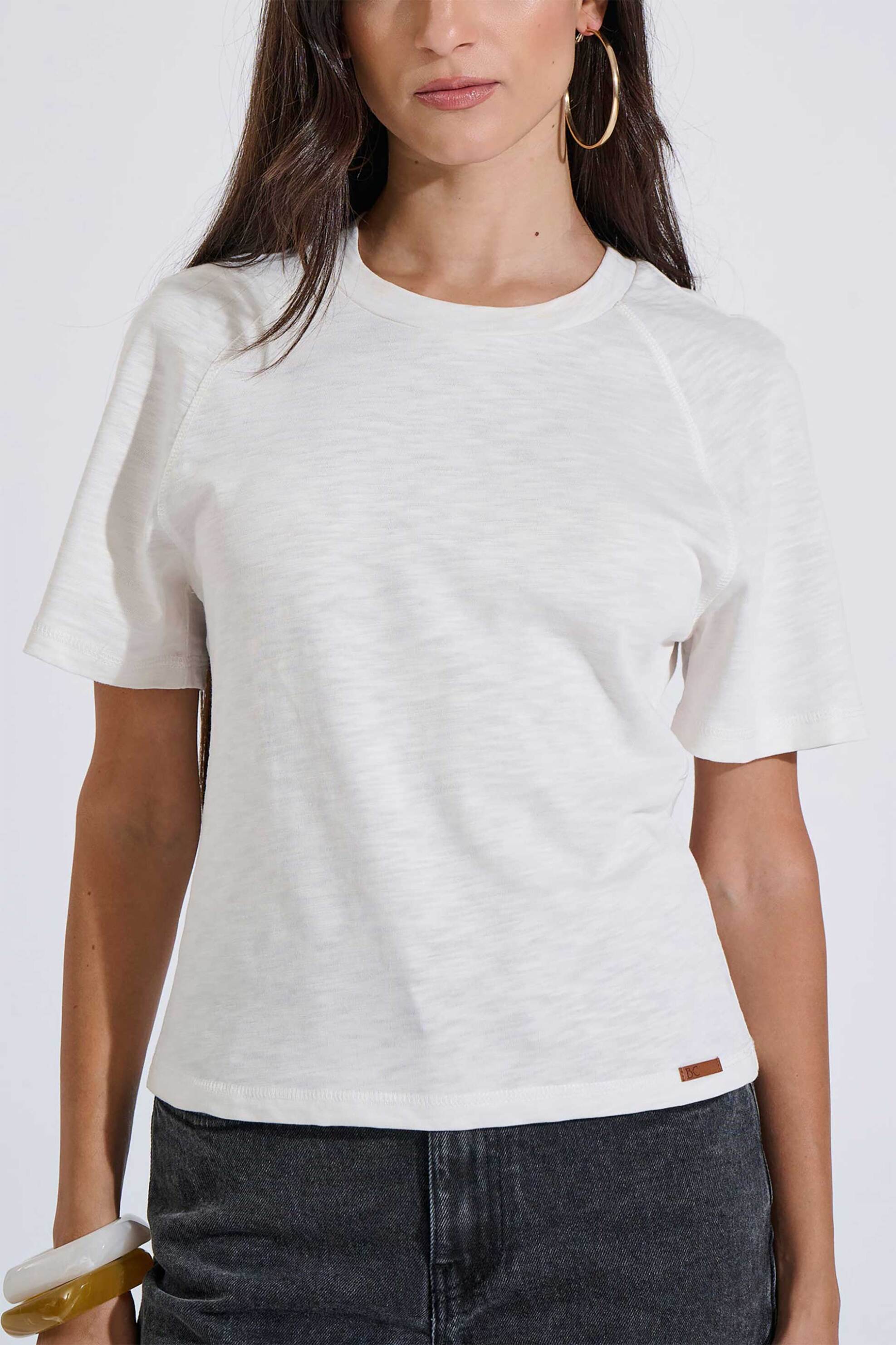 Bill Cost γυναικείο T-shirt με ρεγκλάν ραφές - 10-120737-0 Εκρού