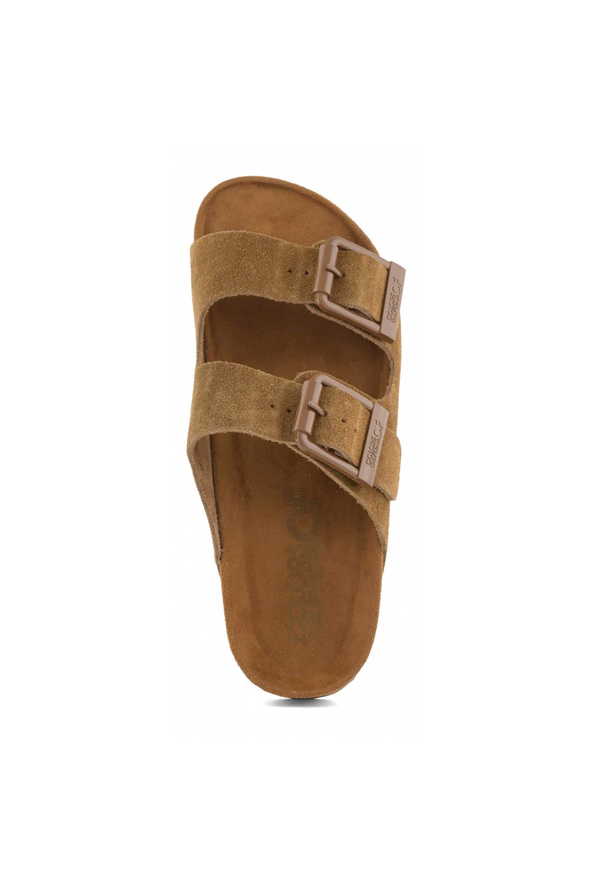 Colors Of California Γυναικεία Σανδάλια Suede Slofi - Hc Bio56N 126 Ταμπά
