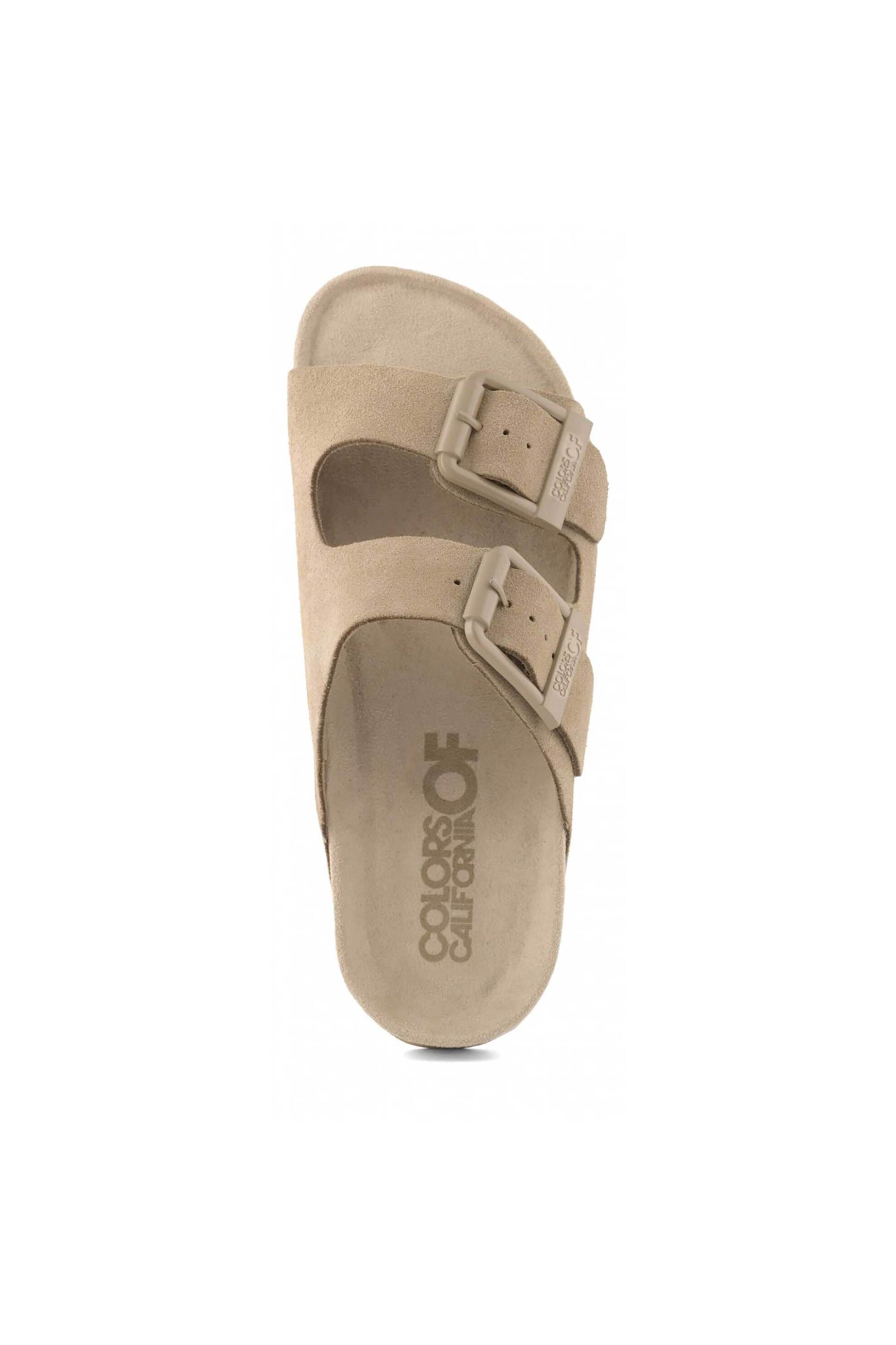 Colors Of California Γυναικεία Σανδάλια Suede Slofi - Hc Bio56N 126 Μπεζ