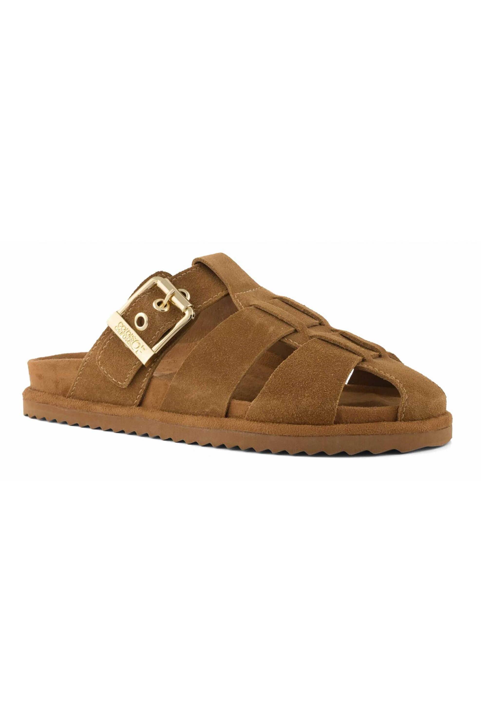 COLORS OF CALIFORNIA Colors Of California γυναικεία σαμπό suede "Slofiw" - HC.BIOW601 126 Ταμπά - 2