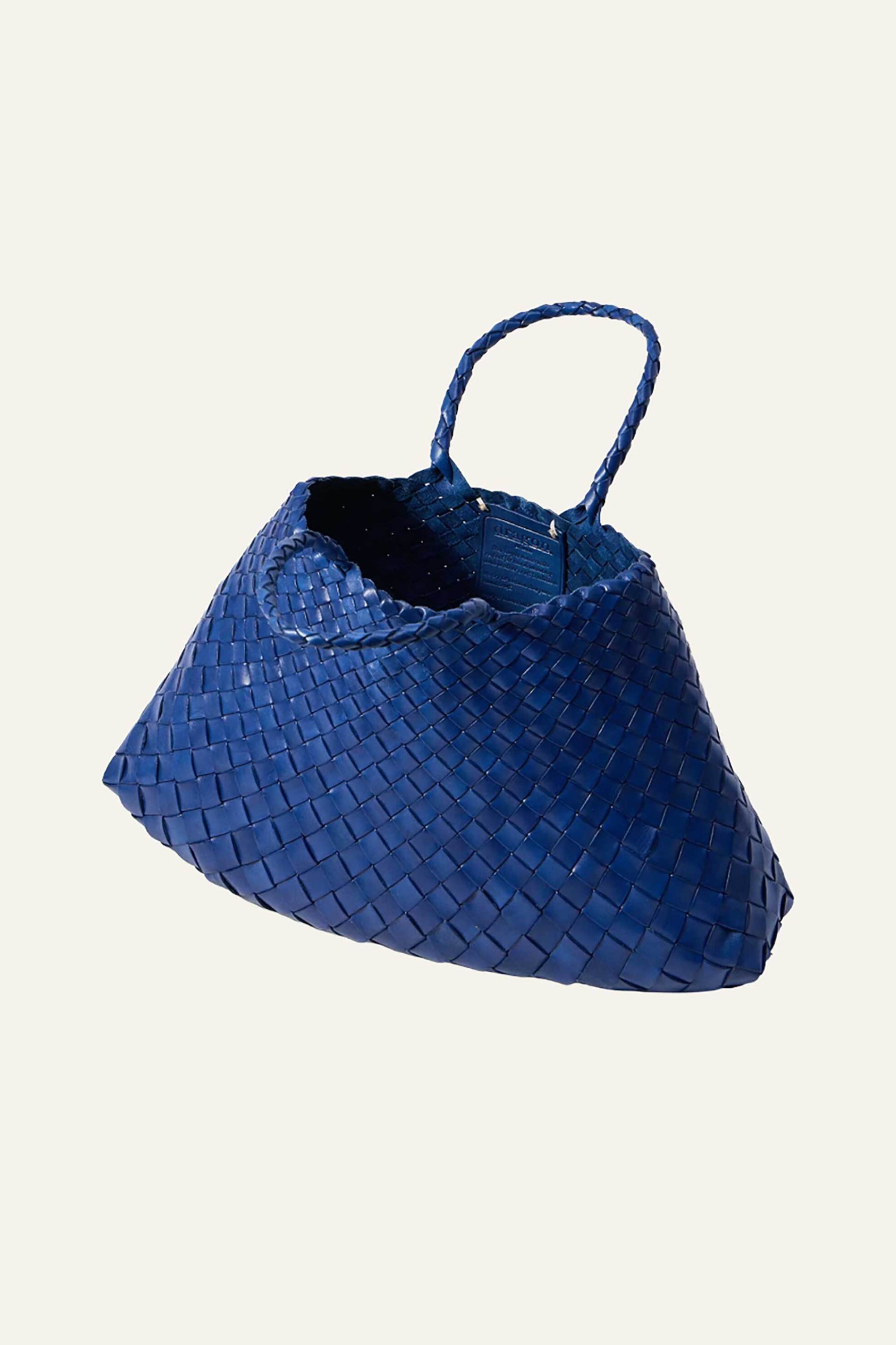 Dragon Diffusion γυναικεία τσάντα χειρός "Santa Croce Bag Big" - 8892 Μπλε φωτογραφία