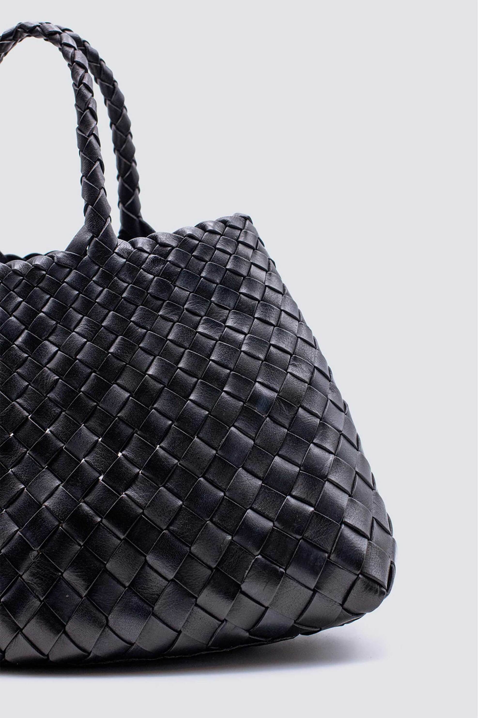 Dragon Diffusion γυναικεία τσάντα χειρός "Santa Croce Small" - 8893 Μαύρο φωτογραφία