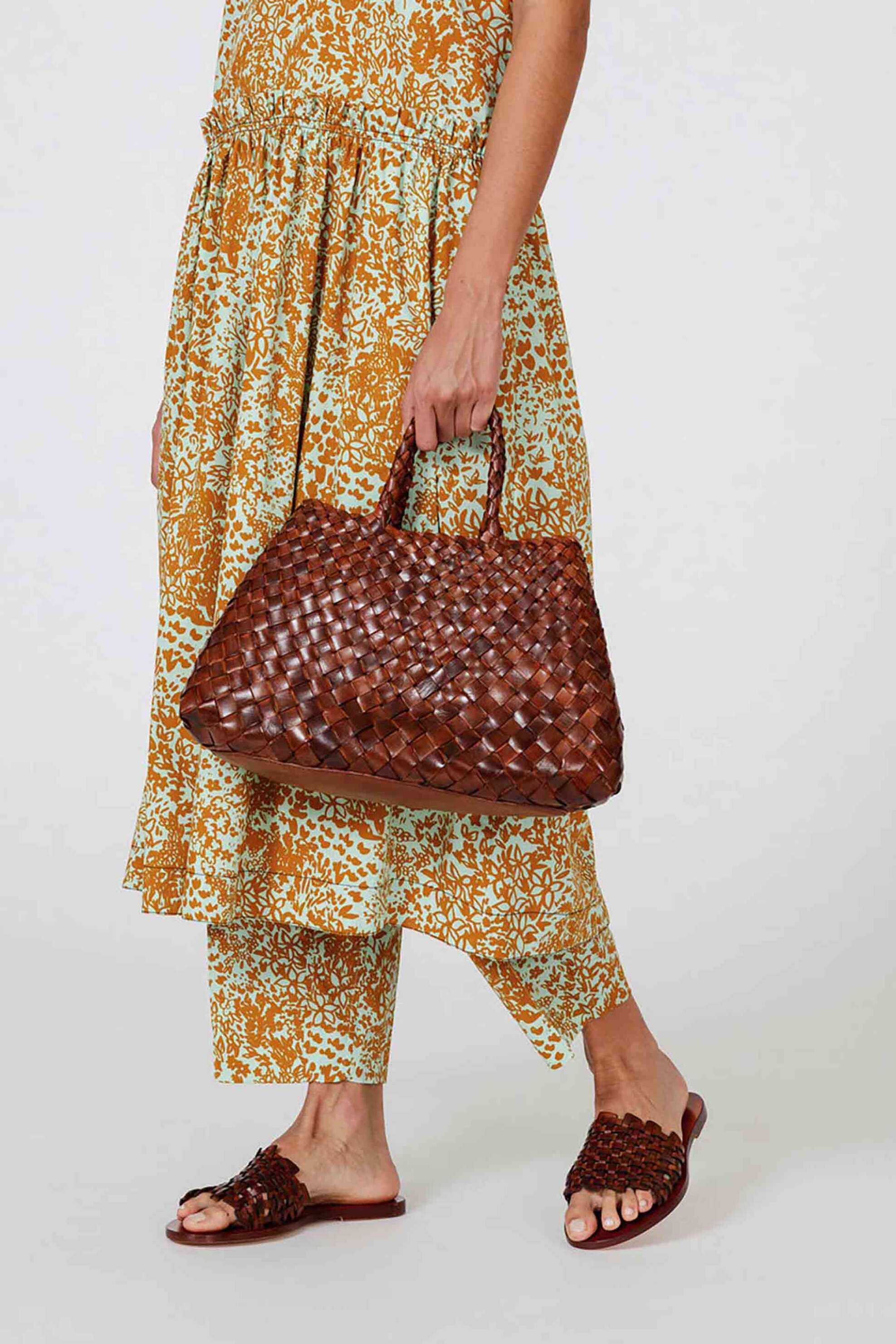 Dragon Diffusion γυναικεία τσάντα χειρός "Santa Croce Small" - 8893 Ταμπά φωτογραφία