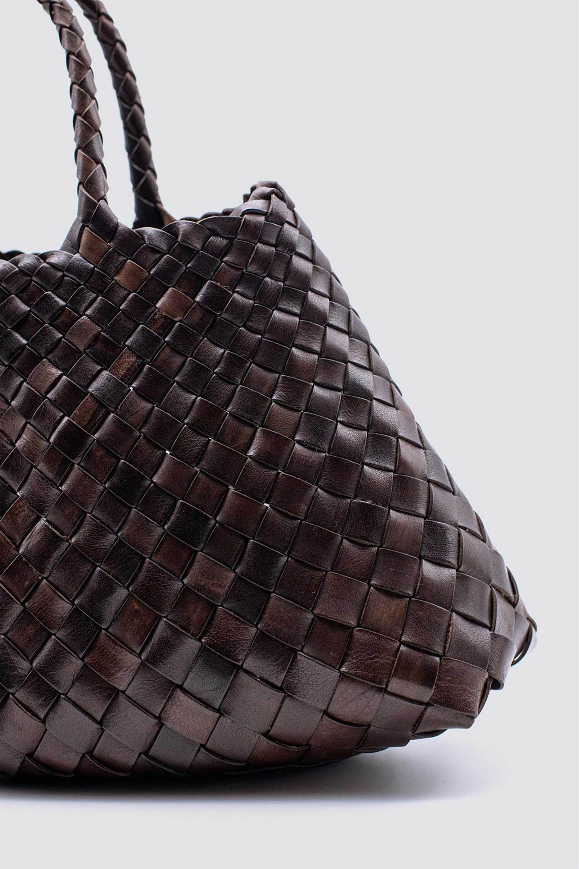 Dragon Diffusion γυναικεία τσάντα χειρός "Santa Croce Small" - 8893 Καφέ φωτογραφία