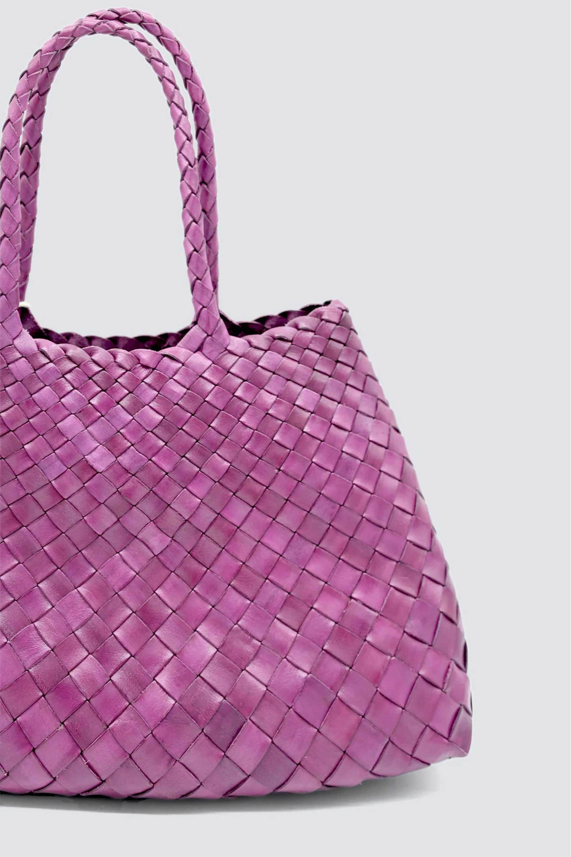 Dragon Diffusion γυναικεία τσάντα χειρός "Santa Croce Small" - 8893 Φούξια φωτογραφία