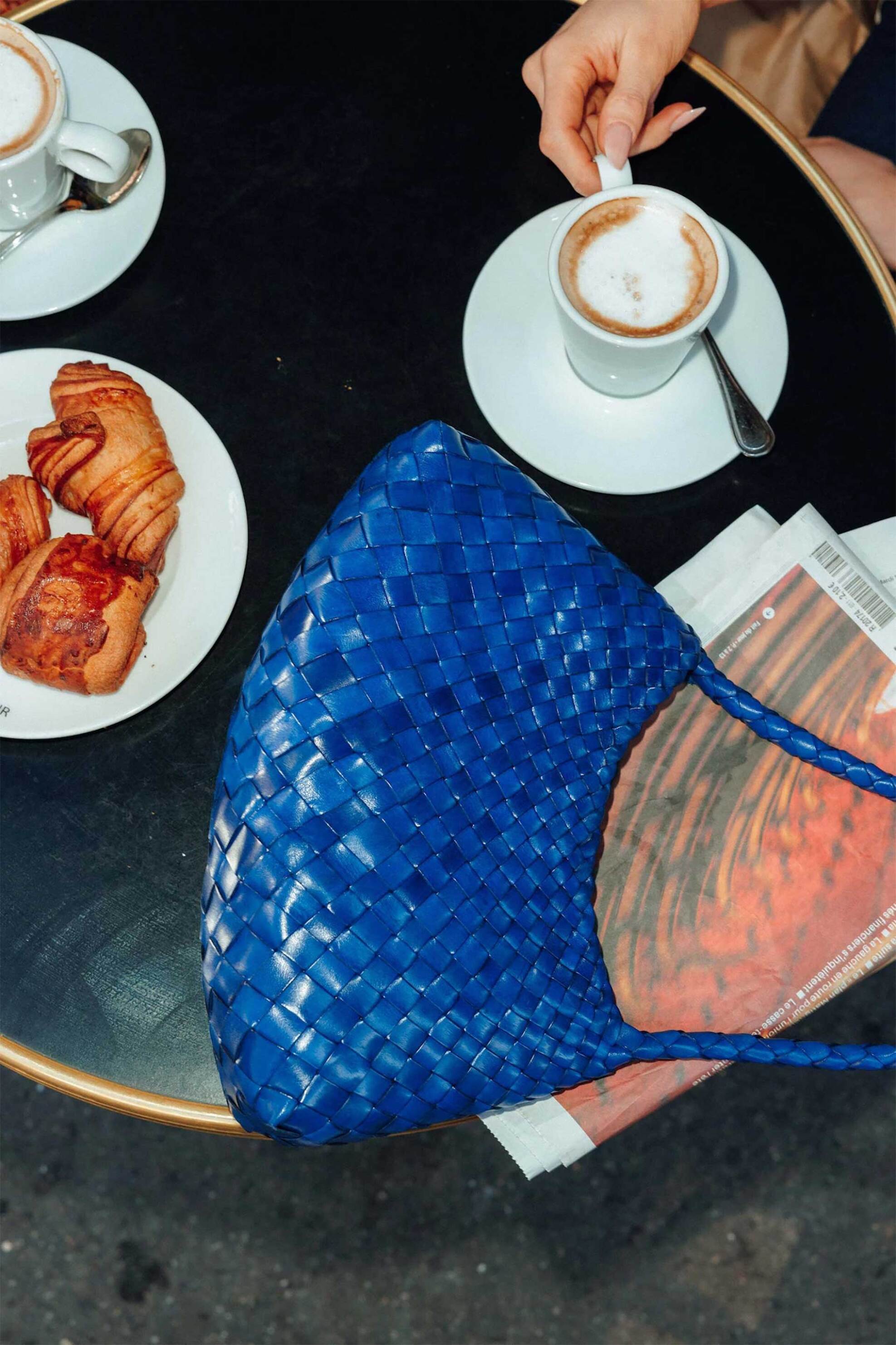 Dragon Diffusion γυναικεία τσάντα ώμου "Rosanna" - 8943 Μπλε φωτογραφία