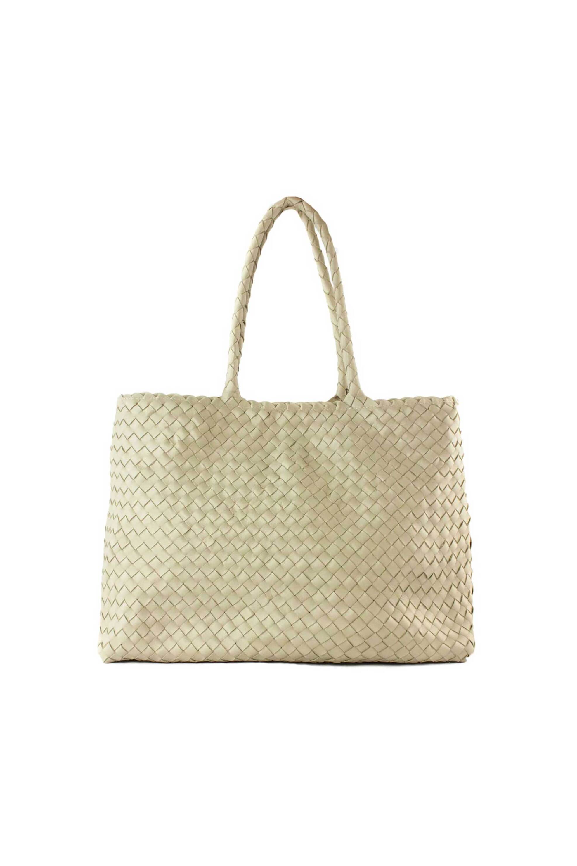 DRAGON DIFFUSION Dragon Diffusion γυναικεία τσάντα χειρός "Vintage Mesh Tote" - 8949 Εκρού