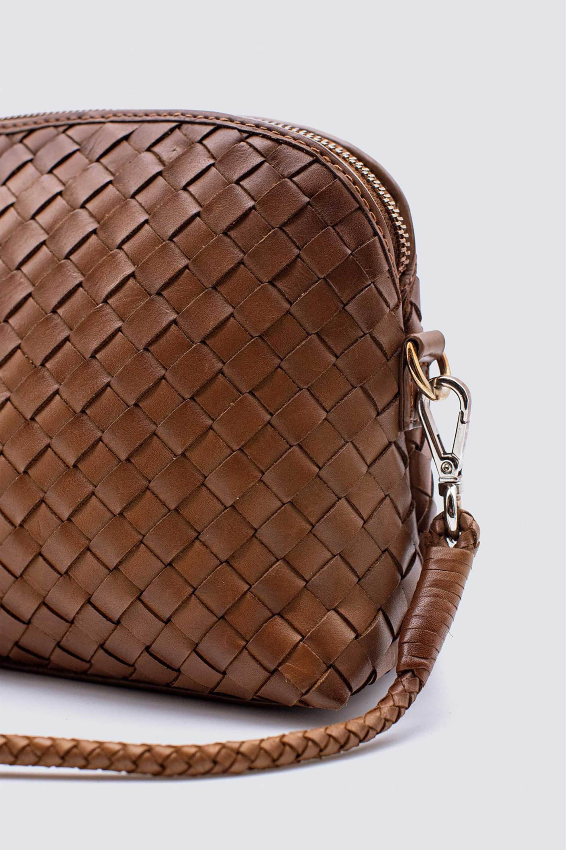 Dragon Diffusion γυναικείο mini bag "Chunky Fellini Pochette" - 8011 Ταμπά φωτογραφία