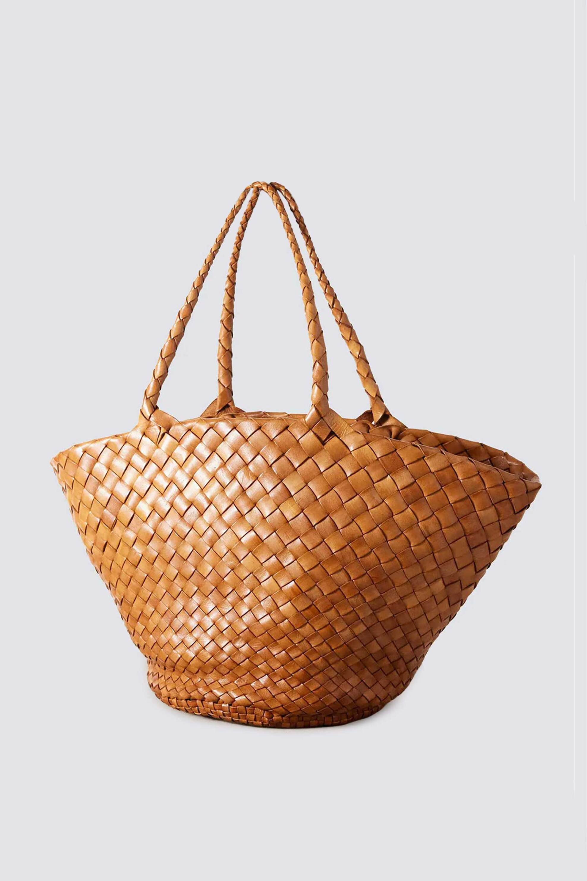 Dragon Diffusion γυναικεία δερμάτινη τσάντα χειρός "Egola" - 8026 Ταμπά