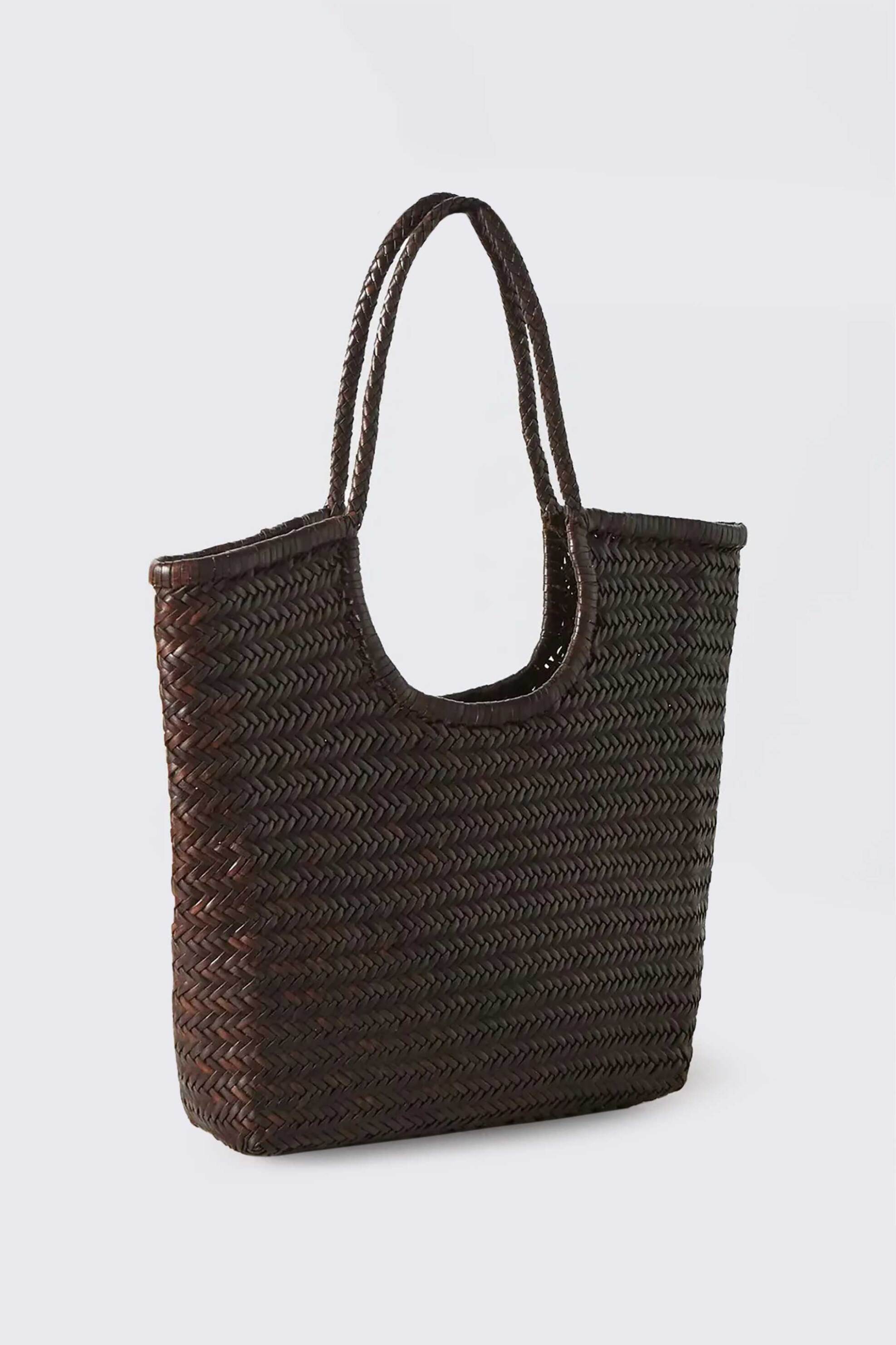 Dragon Diffusion γυναικεία τσάντα ώμου "NS Diagonal Triple Jump" - 8914 Καφέ