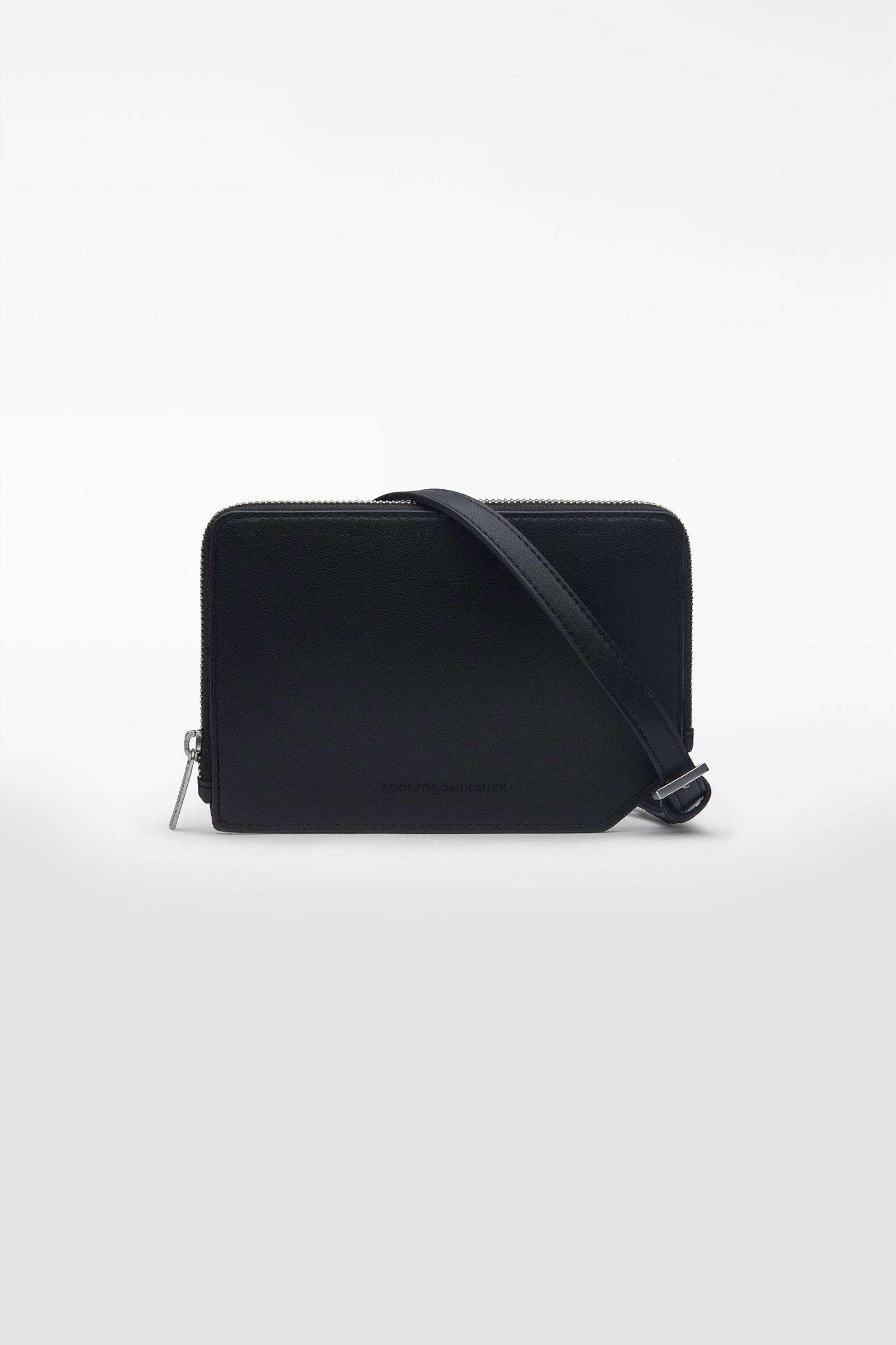ADOLFO DOMINGUEZ Adolfo Domínguez ανδρικό τσαντάκι crossbody μονόχρωμο - 131022183 Μαύρο
