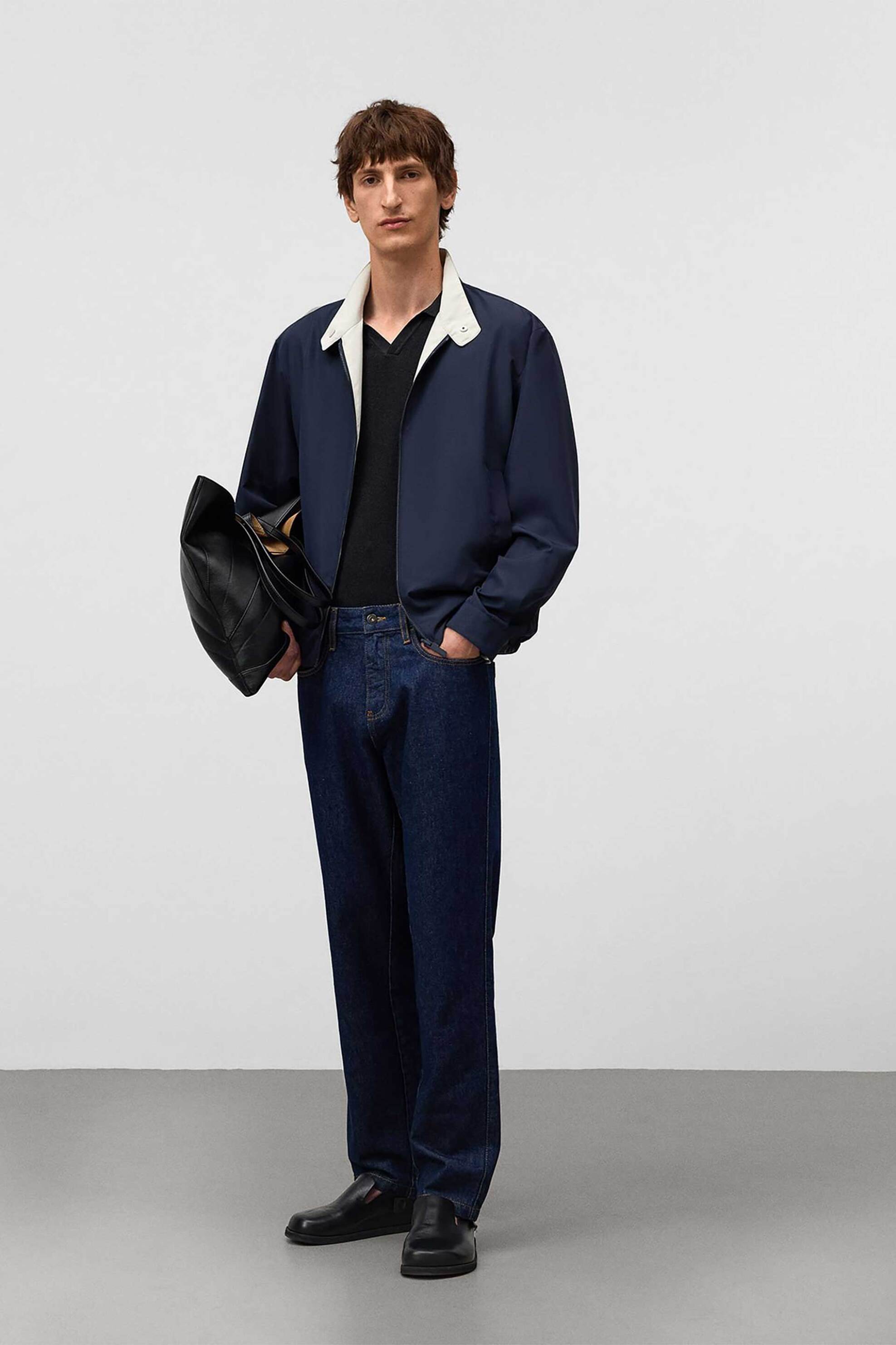 Adolfo Domínguez ανδρικό jacket διπλής όψης - 124051054 Μπλε φωτογραφία