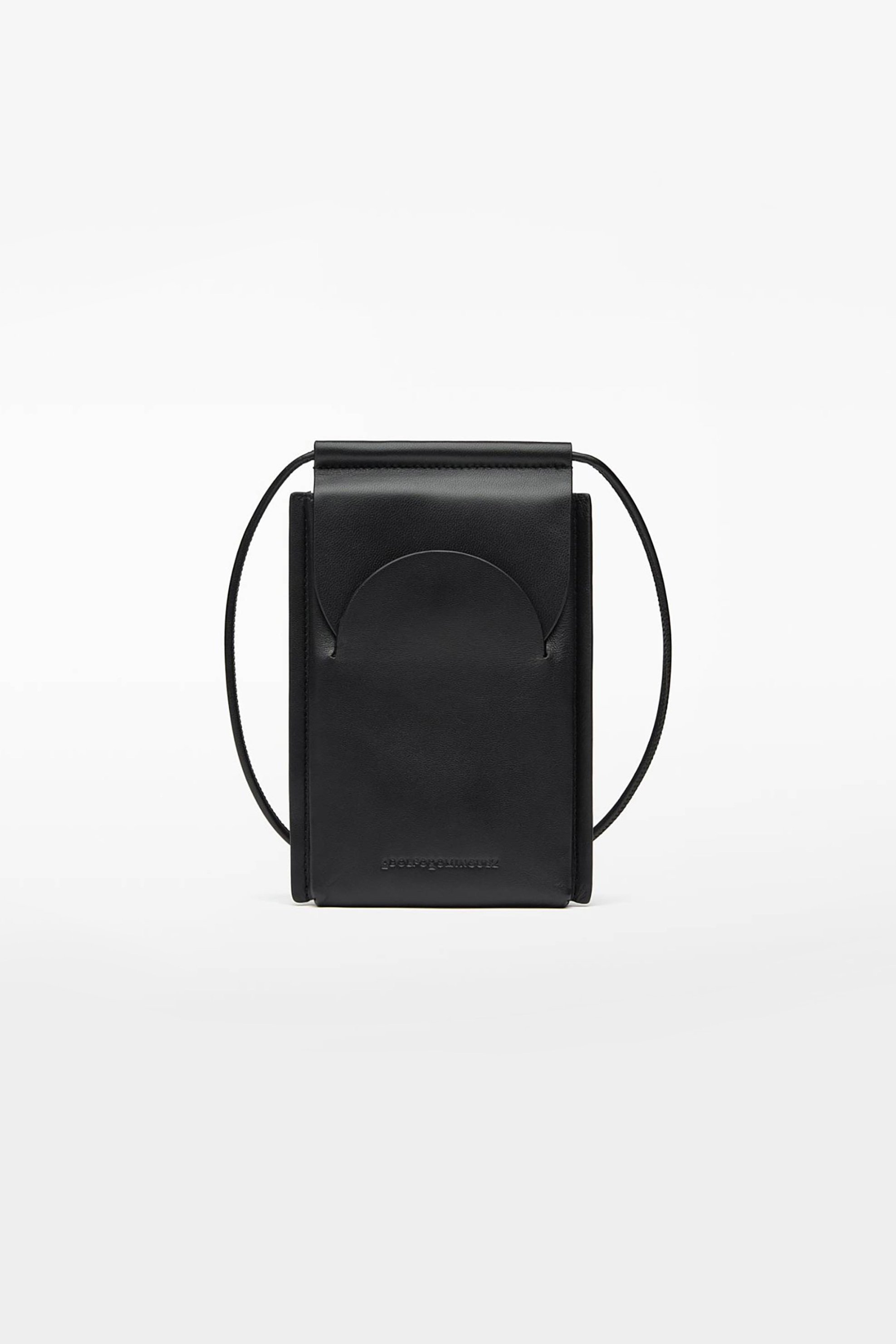 ADOLFO DOMINGUEZ Adolfo Domínguez ανδρική δερμάτινη θήκη για κινητό - 131021376 Μαύρο
