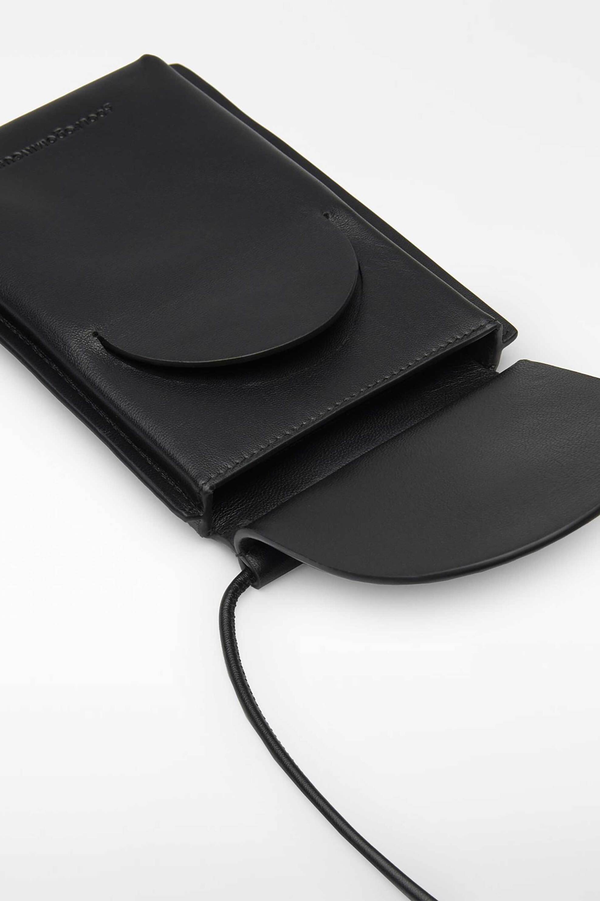 Adolfo Domínguez ανδρική δερμάτινη θήκη για κινητό - 131021376 Μαύρο φωτογραφία